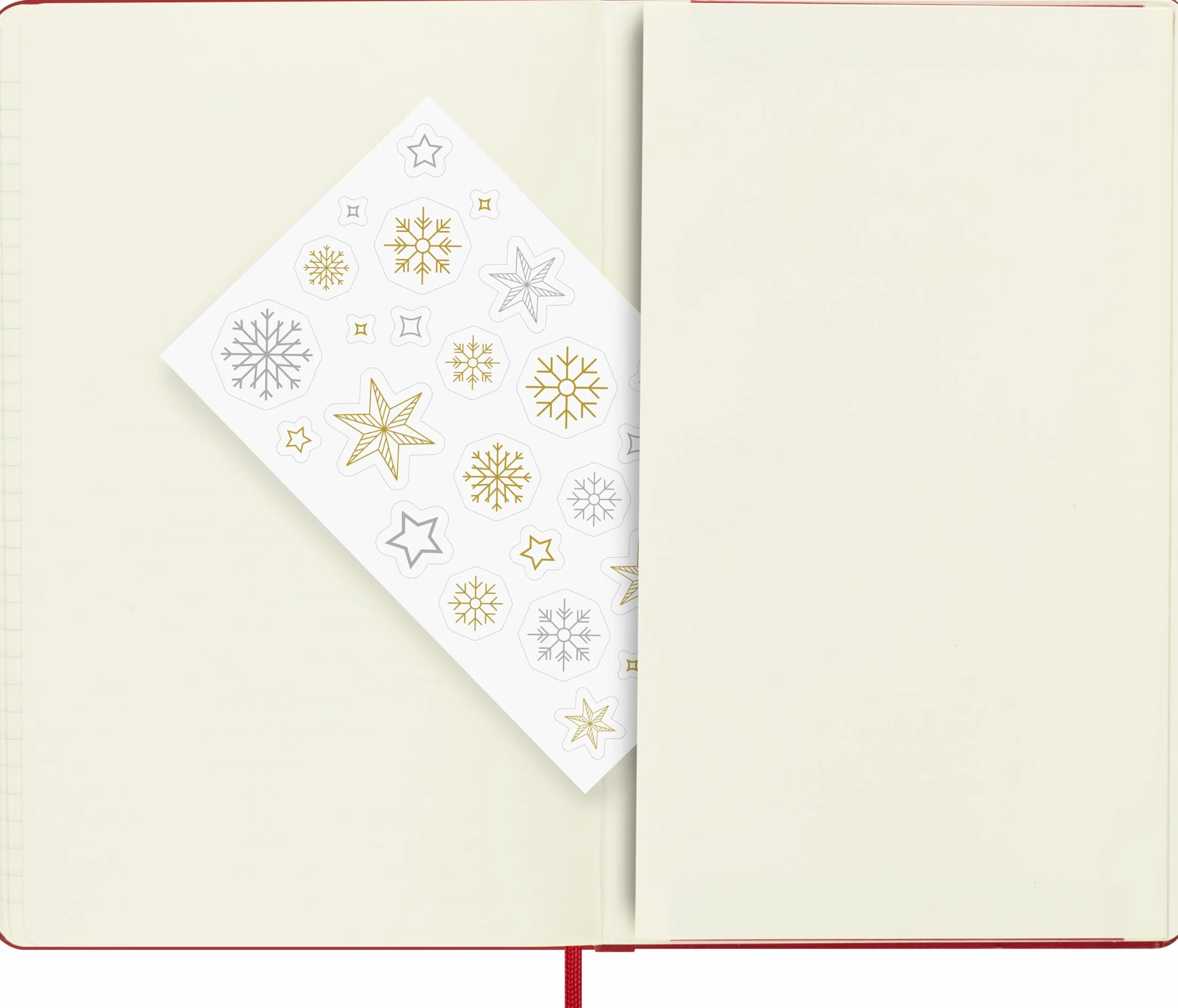 Moleskine Holiday Notizbuch, L/A5, Liniert, fester Einband, Scharlachrot