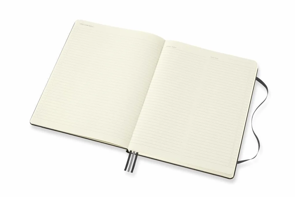 Moleskine - Pro Project Planner, Professional Planner and Notebook for Objectives, Productivity Diary for Projects and Project Management, Hard Cover, Size X-Large 19 x 25 cm, Colour Black, 288 Pages