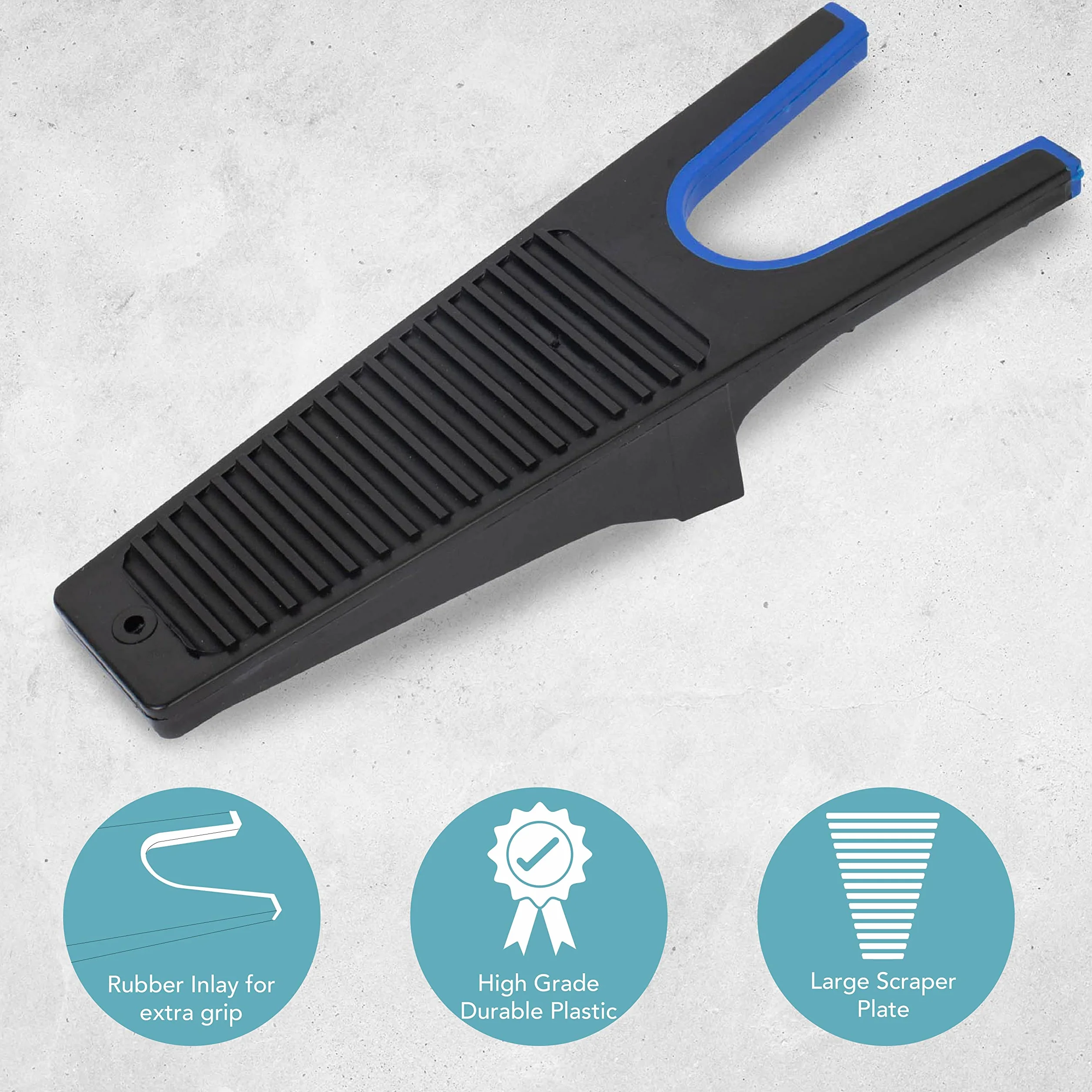 HEFTMAN Boot Jack - 2-pak Heavy Duty Welly Boot Remover, Czarny/niebieski, Rozmiar Uniwersalny