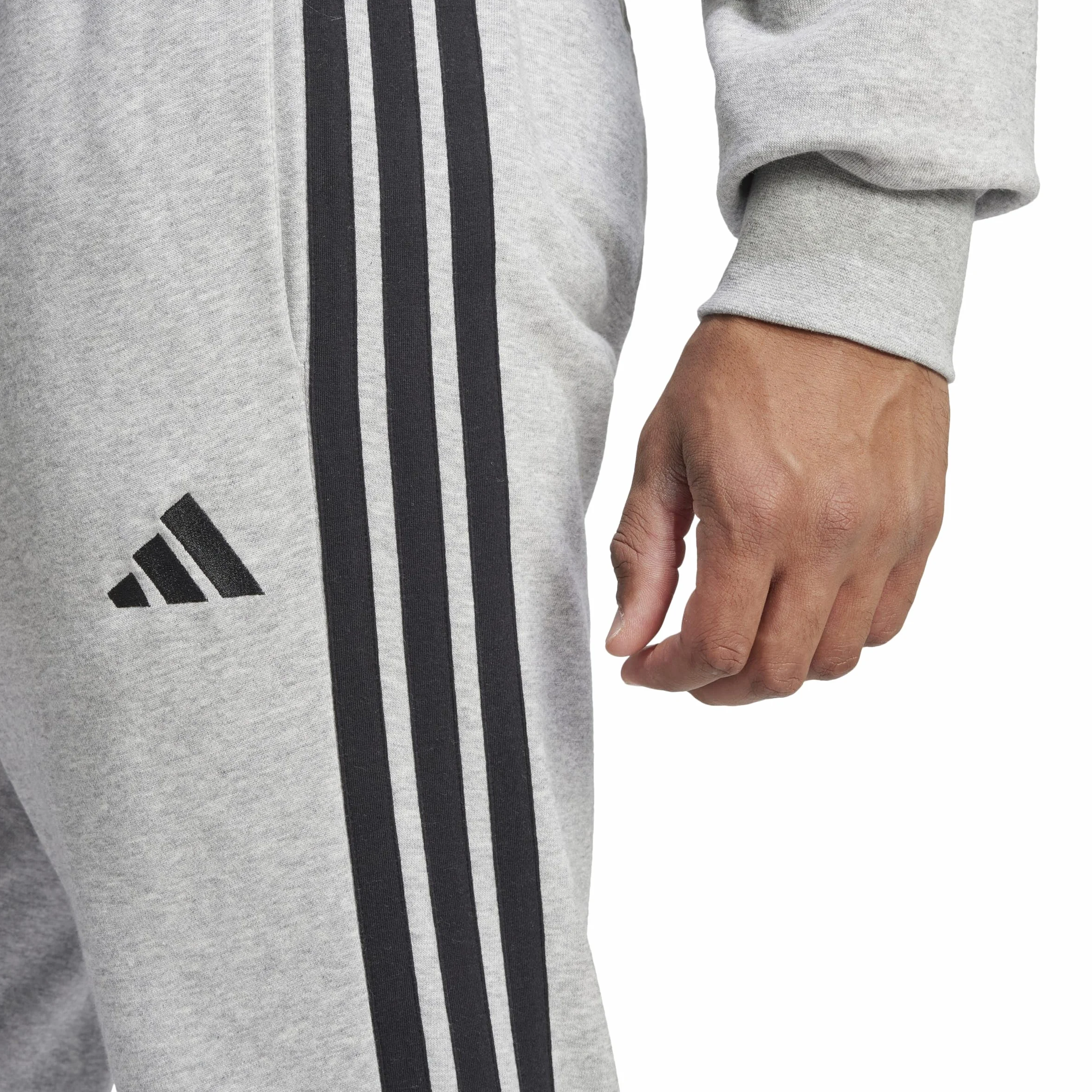 adidas Essential Three Stripes French Terry Pant - Spodnie dresowe Mężczyźni