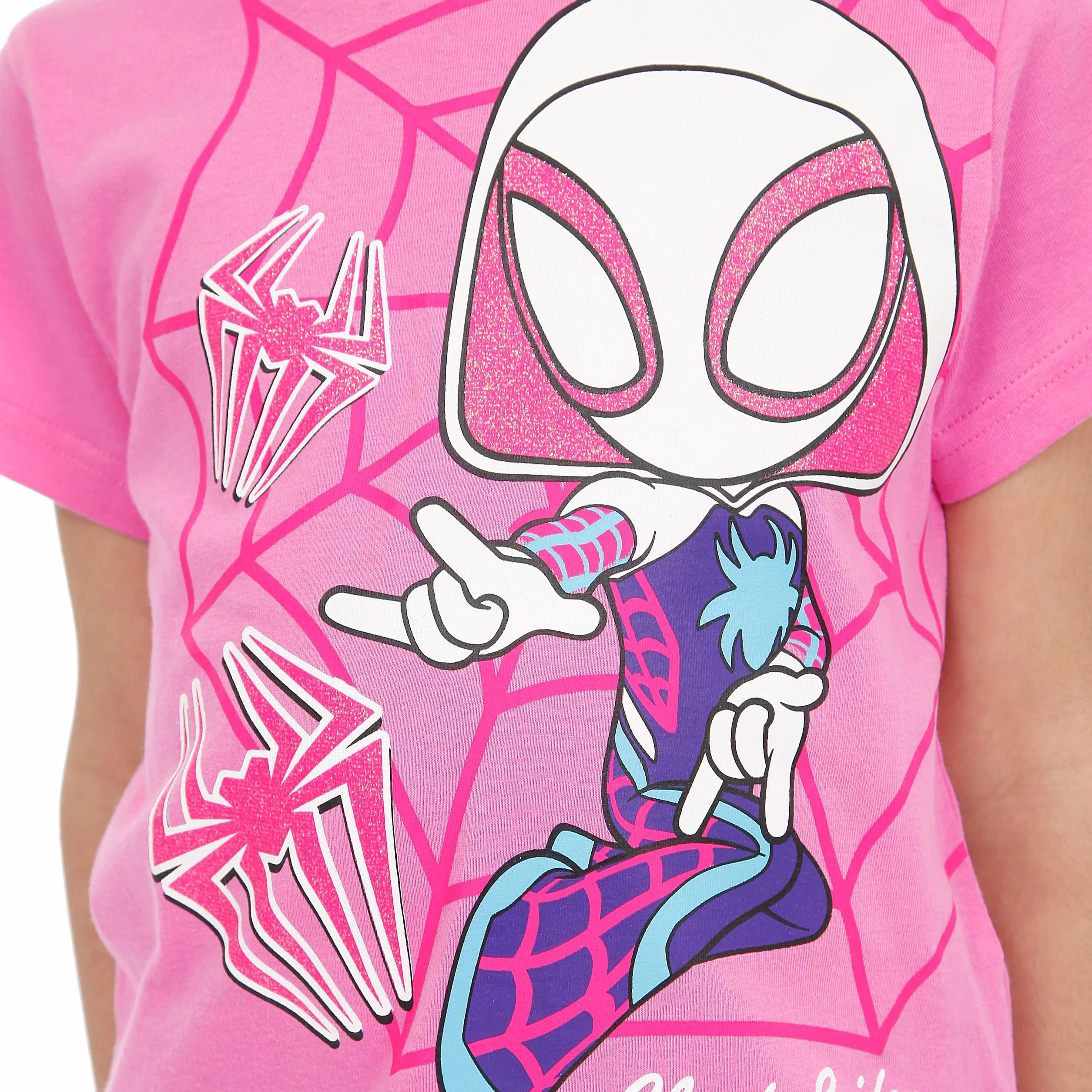 Marvel Spider Gwen Koszulka Dla Dziewczyn | Letnie Koszulki Dla Dziewczynek | Ubrania z Serii Spidey i Jego Niesamowici Przyjaciele