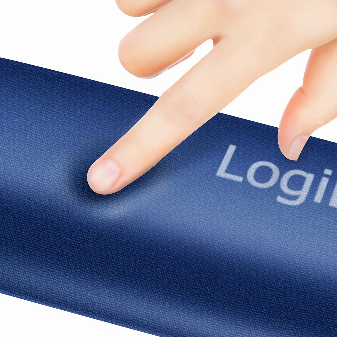 LogiLink Tastatur Gel Handballenauflage, blau ID0045