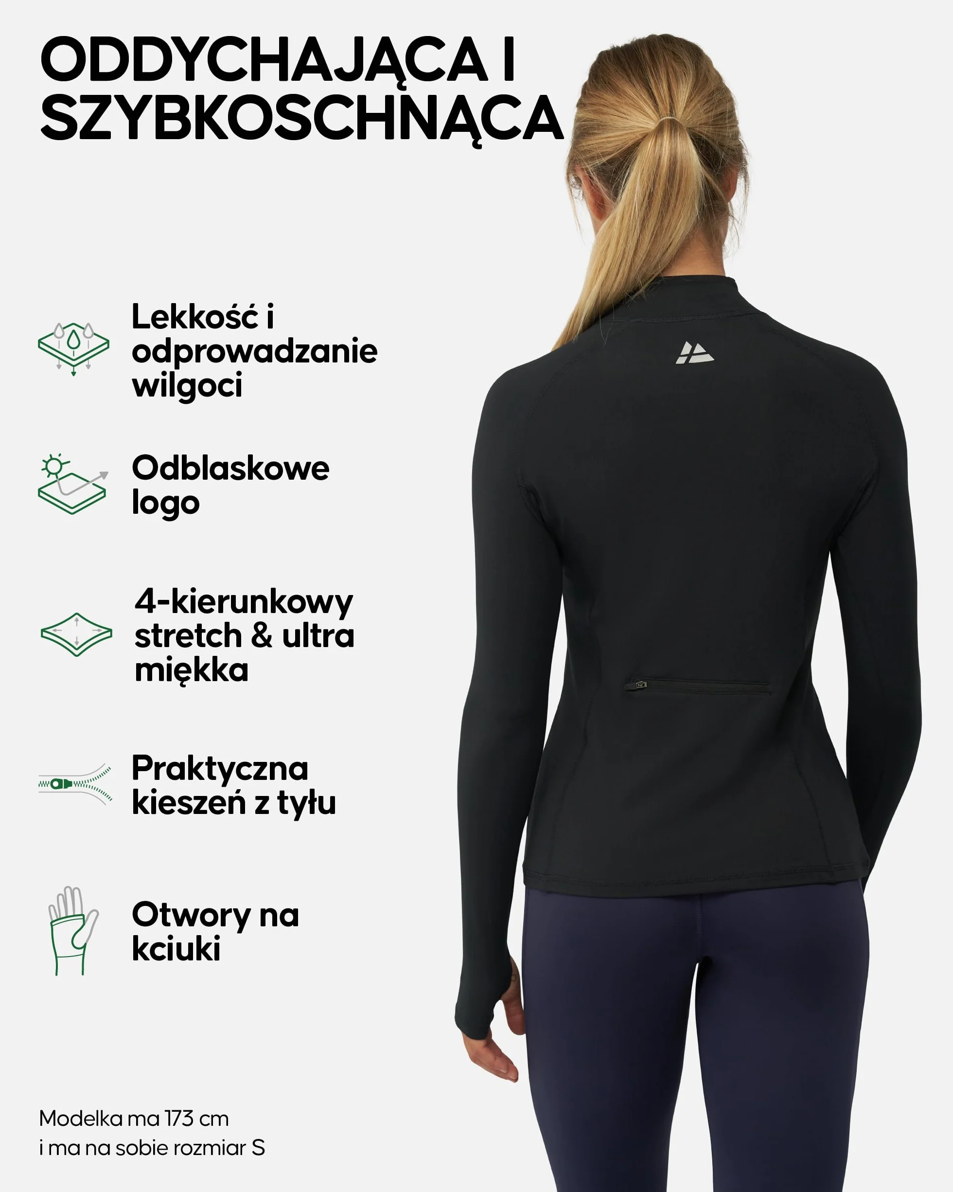 DANISH ENDURANCE Koszulka Sportowa Damska z Długim Rękawem, Bluza do Biegania, Fitness, na Siłownię, Yoga, Lekka