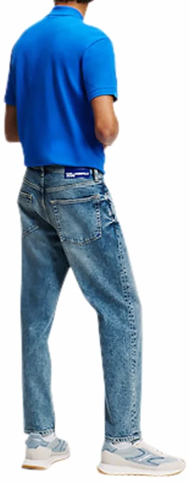 Jeansy Karl Lagerfeld, Męskie, Zwężane Denim, Zwężana Nogawka