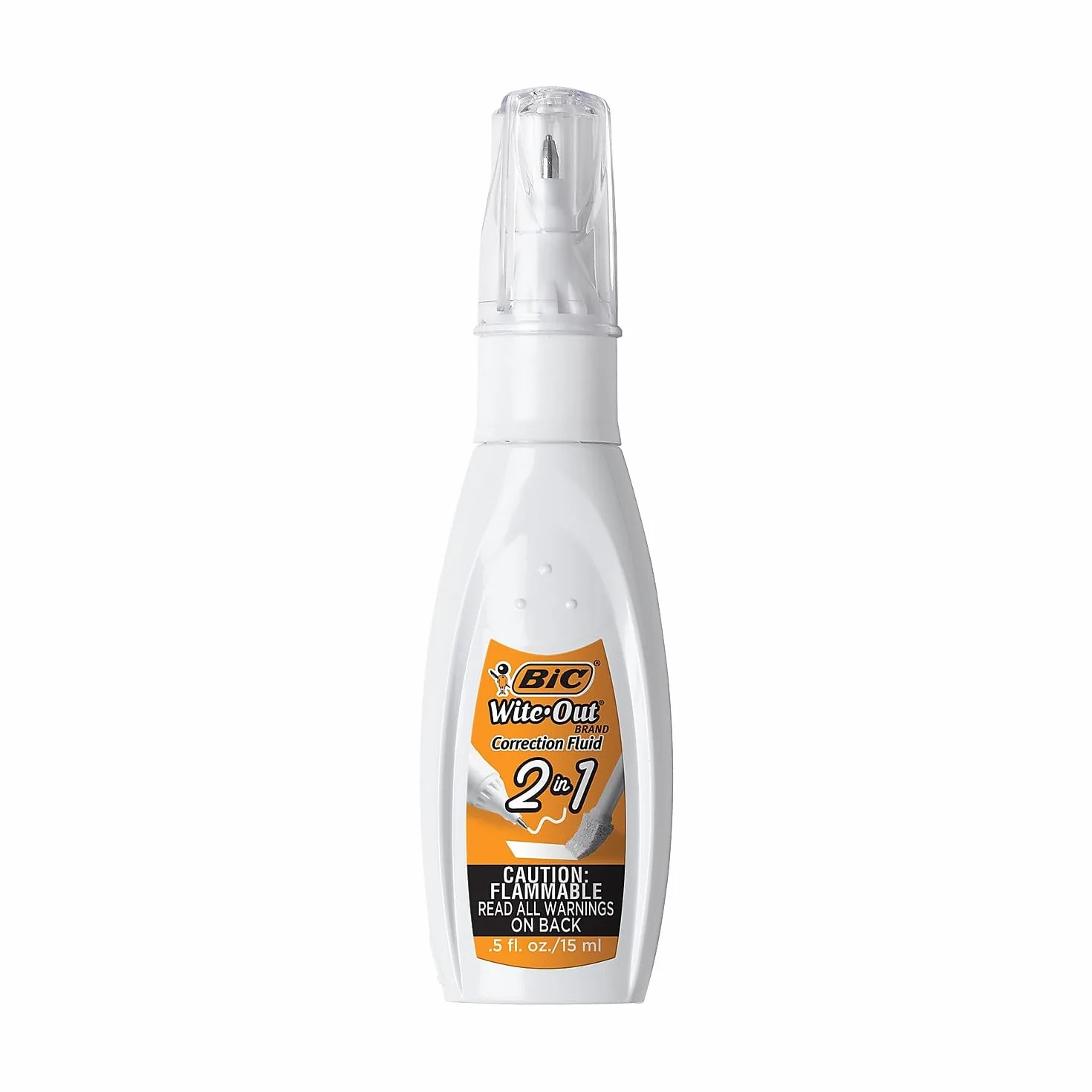 BIC 15 ml butelka Wite-Out płyn korekcyjny 2 w 1 (BICWOPFP11)