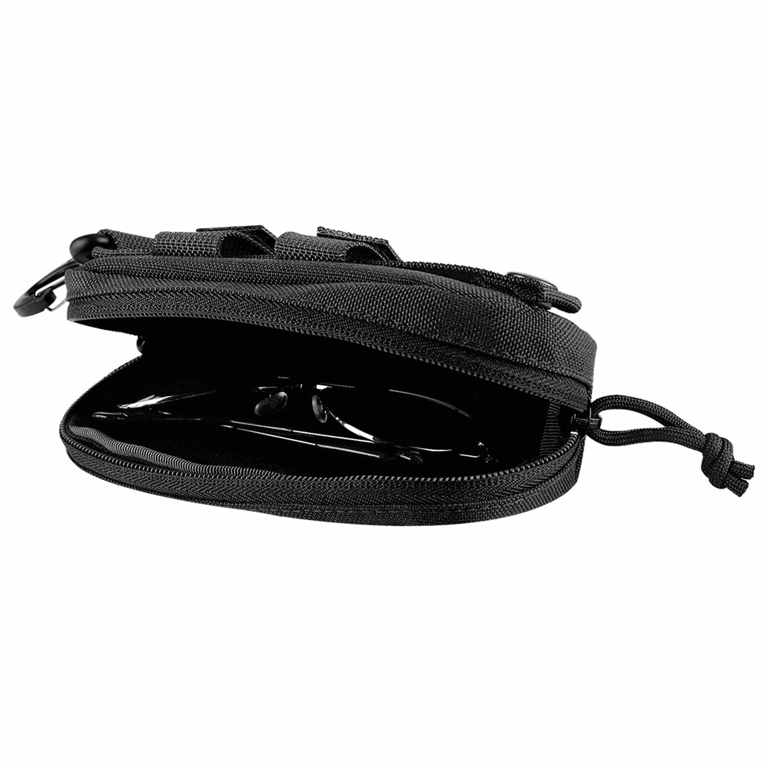 Bnineteenteam etui na okulary Molle torba na okulary odporne na wstrząsy miękka taktyczna torba na okulary przeciwsłoneczne na zewnątrz, torba na okulary przeciwwstrząsowe