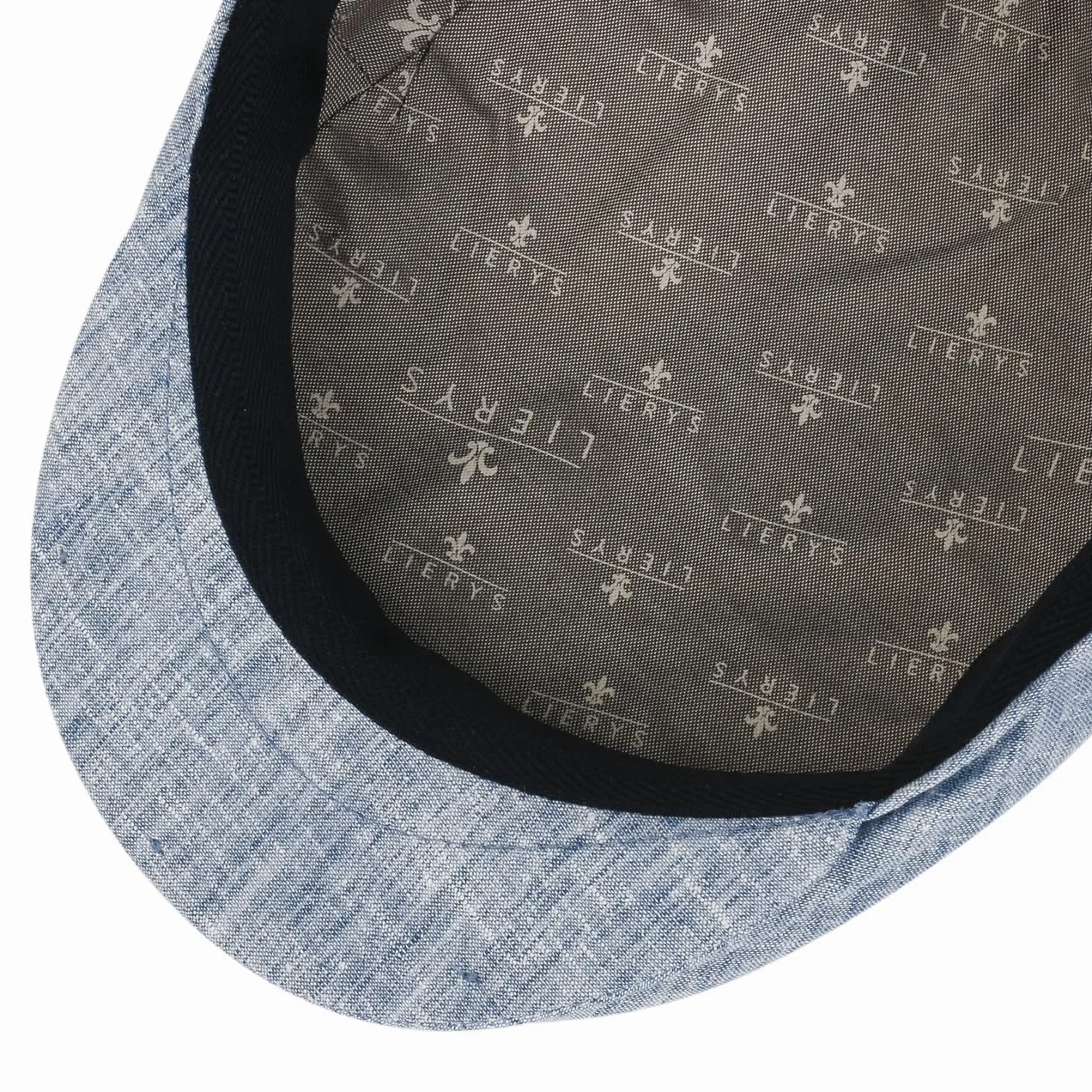 LIERYS Denim Summer Mix płaska czapka z daszkiem, lniana czapka, bawełniana czapka męska – Made in Italy z daszkiem, podszewką, podszewką