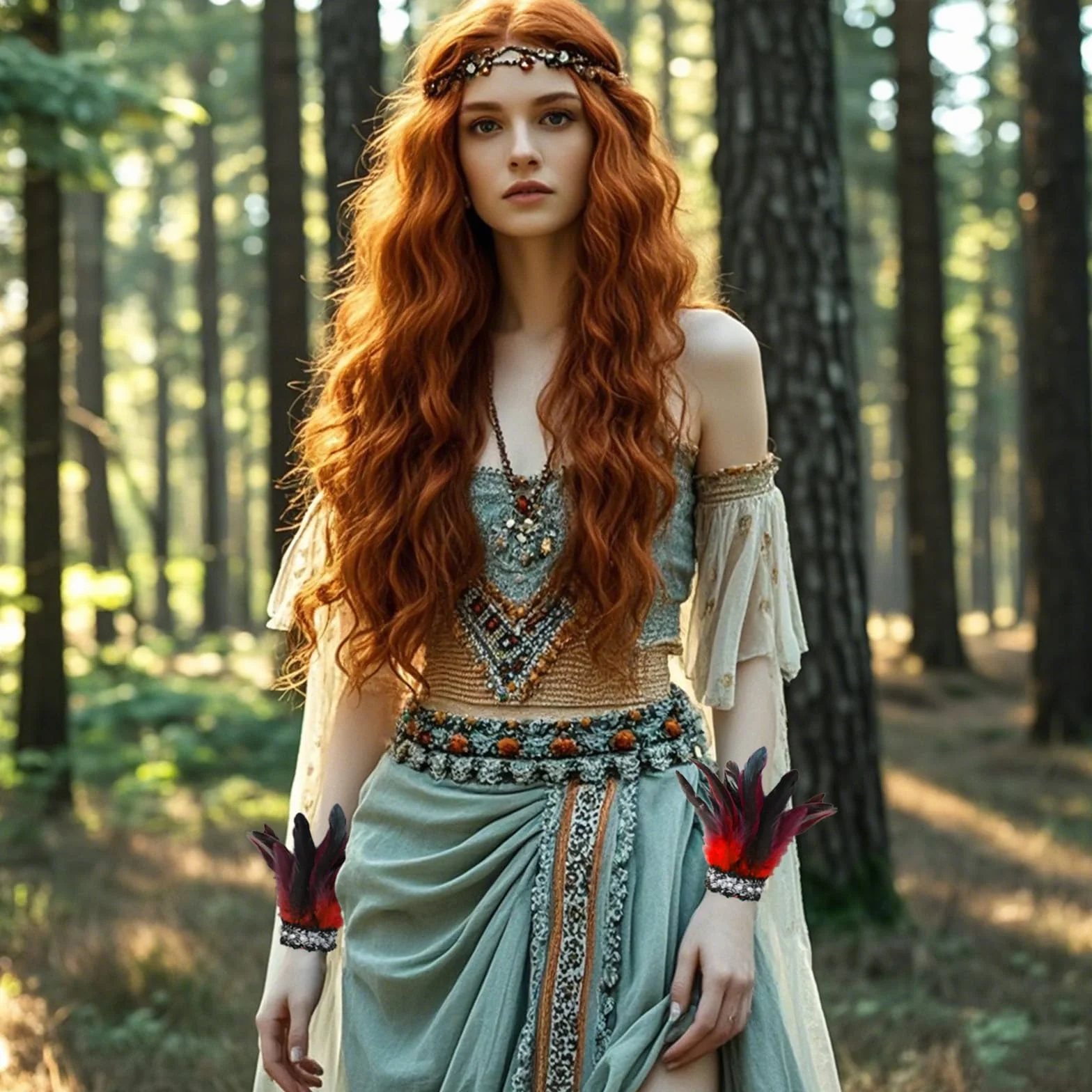 1 para damskich mankietów z piórami, kostiumy gotyckie pióra, mankiety, akcesoria do kostiumu, bransoletka z piórami na karnawał, Halloween, maskaradę, cosplay