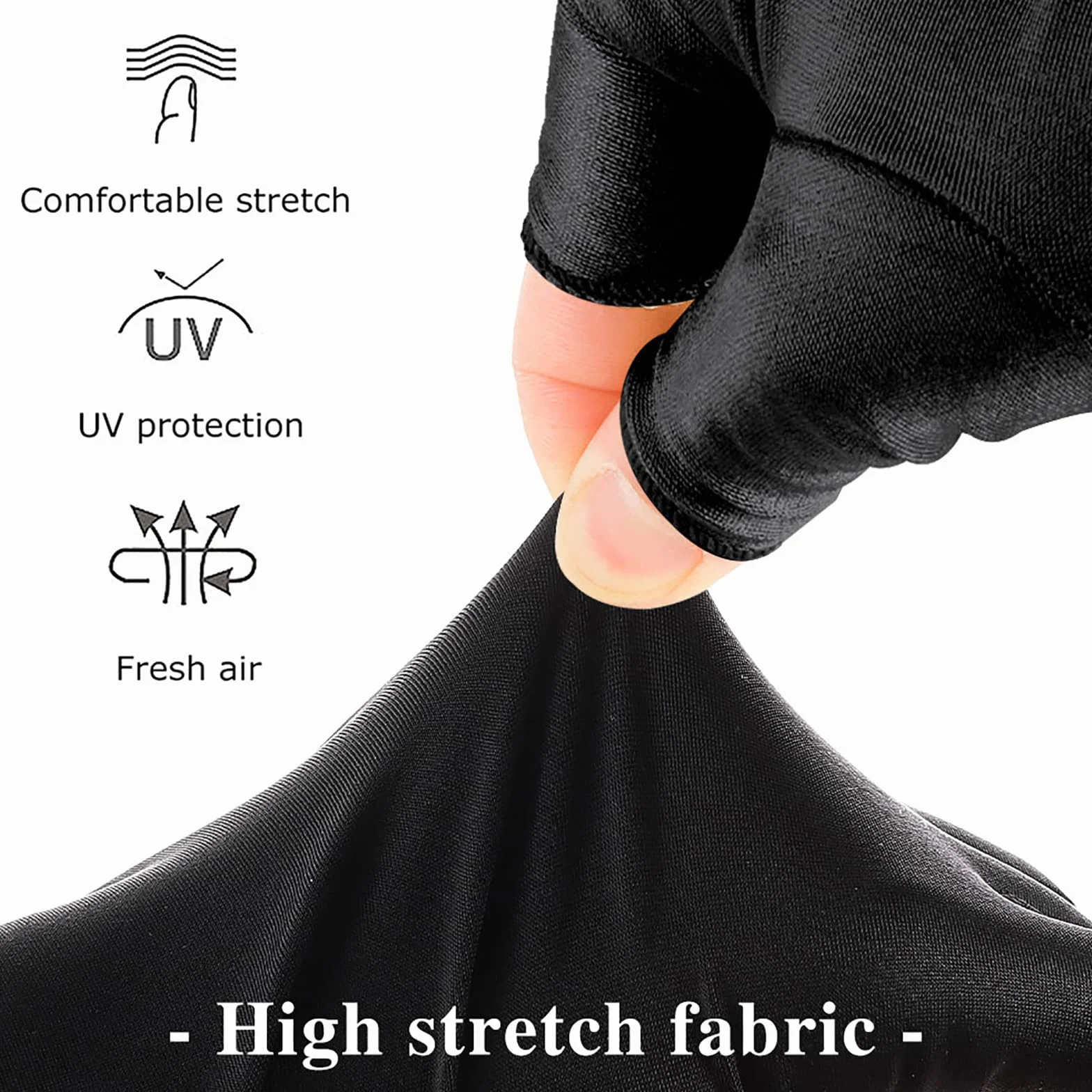 1 para rękawiczka z gwoździami, 20 x 8 cm, damskie uv, do manicure i ochrony przed promieniowaniem UV, prezent świąteczny dla kobiet, idealne do jazdy na rowerze
