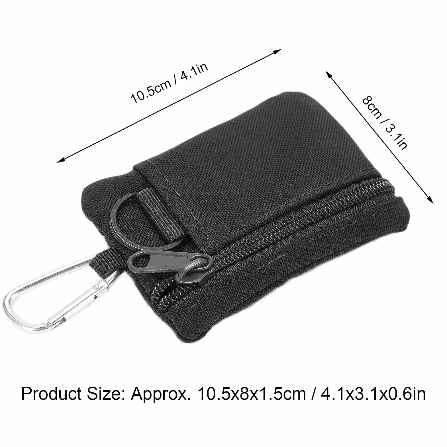 EDC Molle Etui, Outdoor EDC Molle Etui Portfel Mini Przenośne Etui na Klucze Karty EDC Etui Torba Portmonetka z