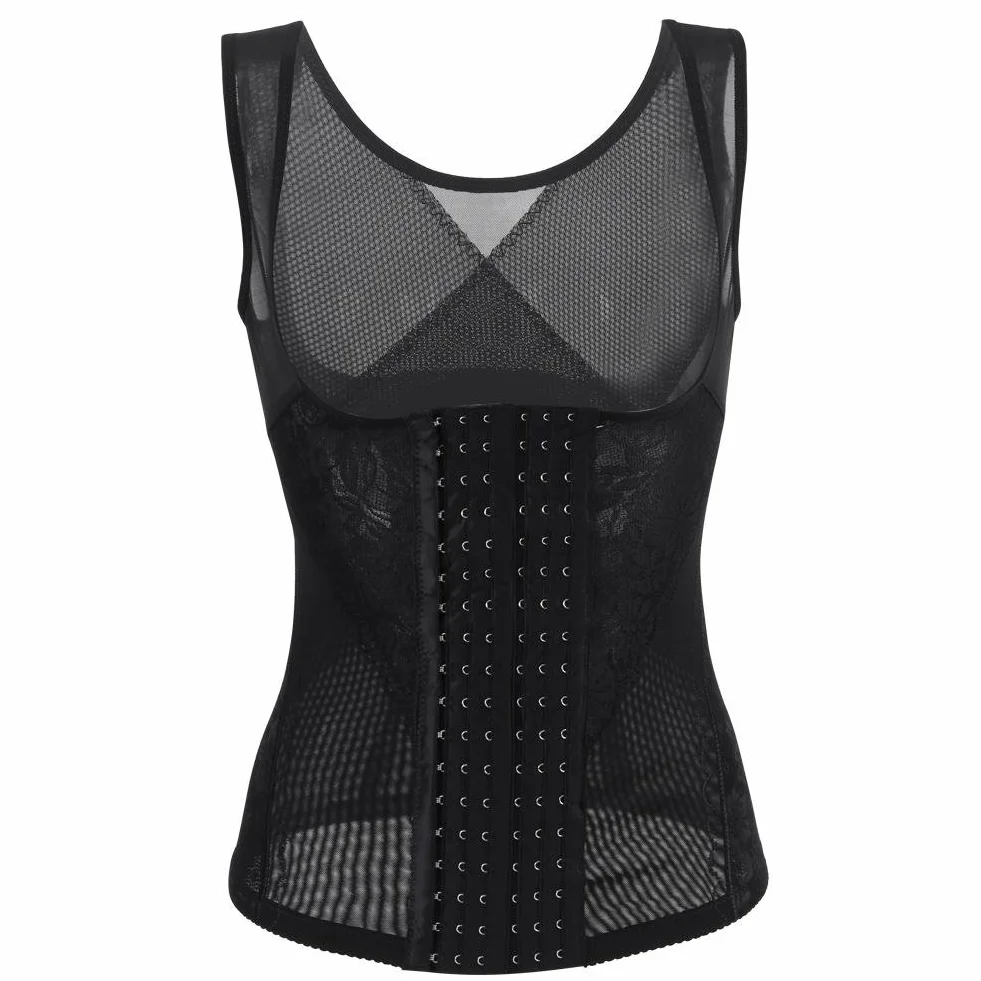 Damska Kamizelka Gorset Body Shaper Trainer Damska Regeneracja Po Porodzie Tummy Away Shaping Tops (L Black),Opieka Poporodowa