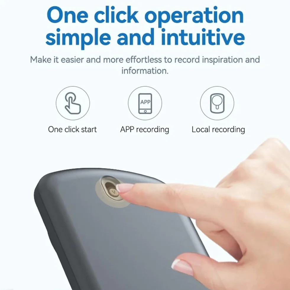 ChatGPT-4 Mini Dyktafon Rozmowy Telefonicznej Zasilany przez AI Espia APP Sterowanie Audio Translator 64GB dla iOS Android