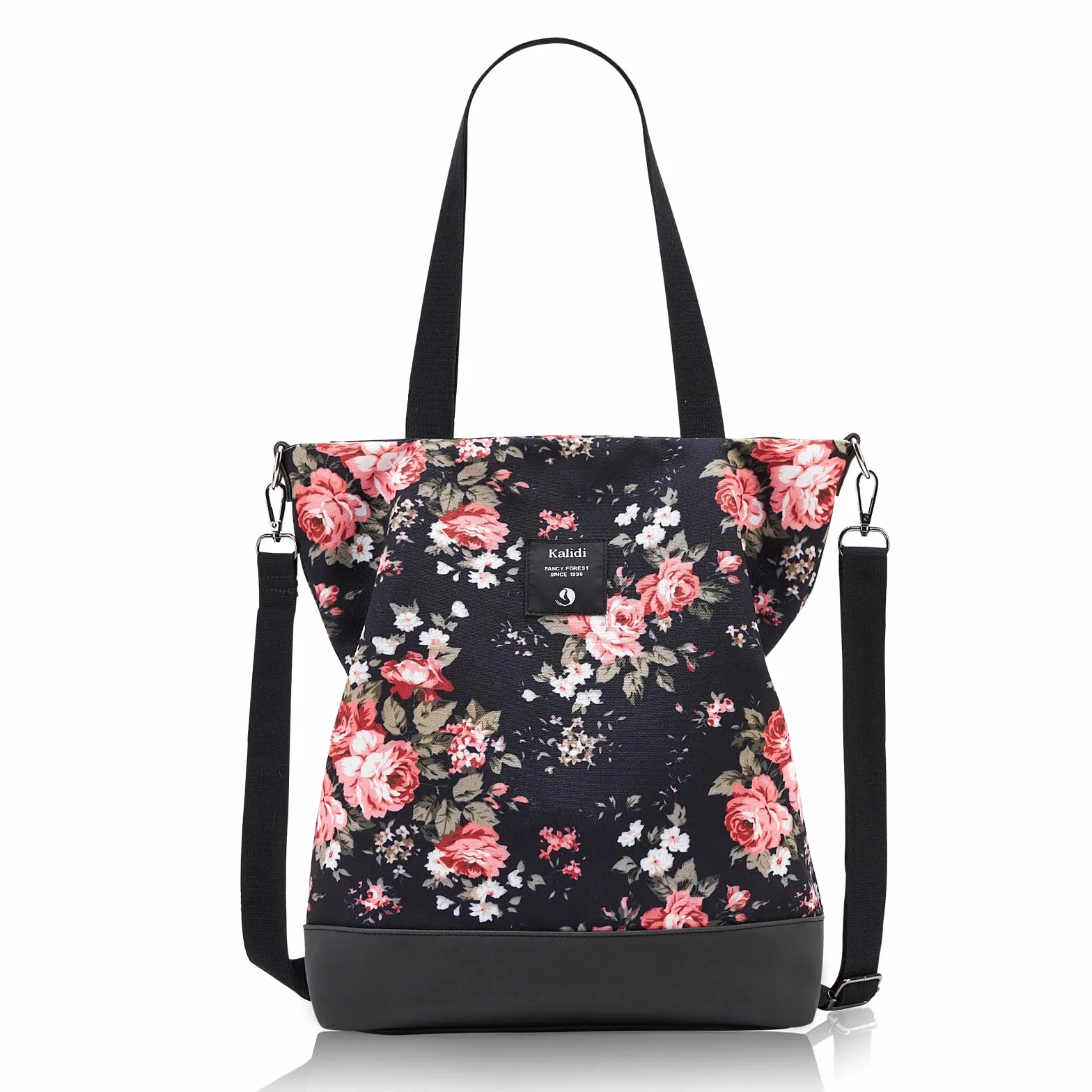 KALIDI Duża damska torba na ramię / torebka płócienna torba na ramię torba na ramię torba typu totepack shopper casualowa torba hobo torba crossbody torba do szkoły, biura, pracy, podróży, na
