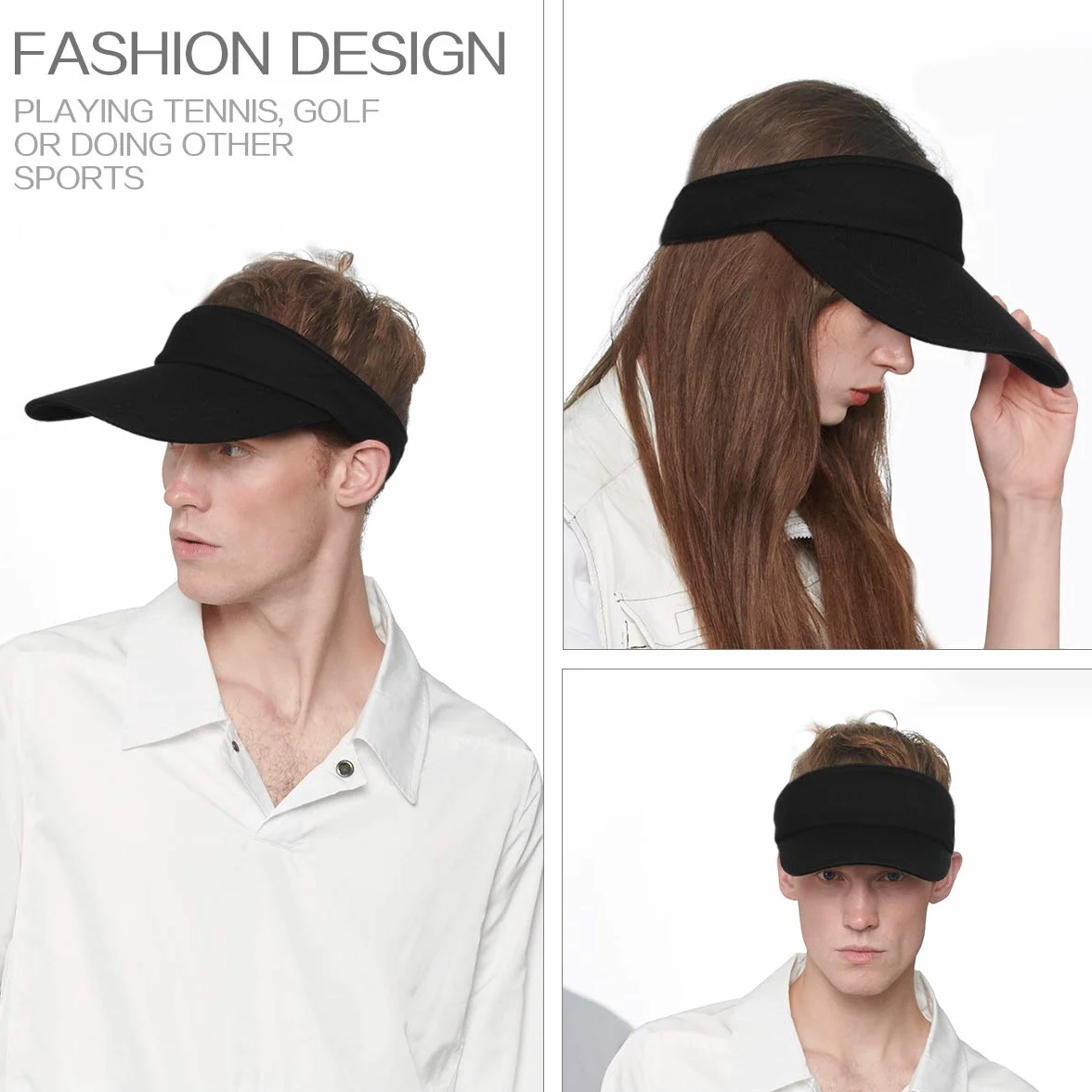 VORCOOL Sportowa czapka z daszkiem, uniseks, ochrona przed promieniowaniem UV, regulowana, na lato, do tenisa, golfa, jazdy na rowerze, wędkowania, biegania, joggingu
