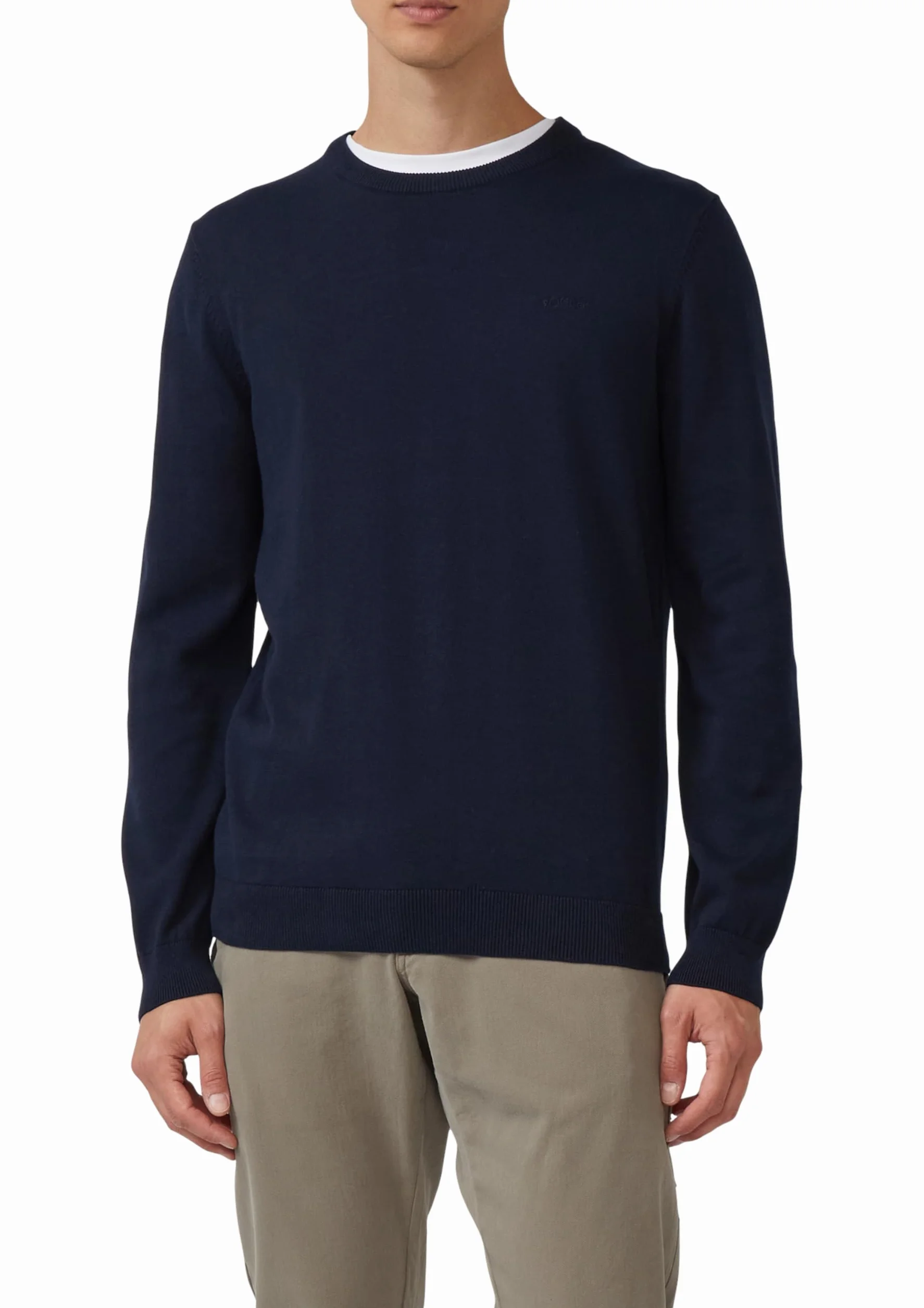 s.Oliver Sweter męski, 5978 niebieski, M