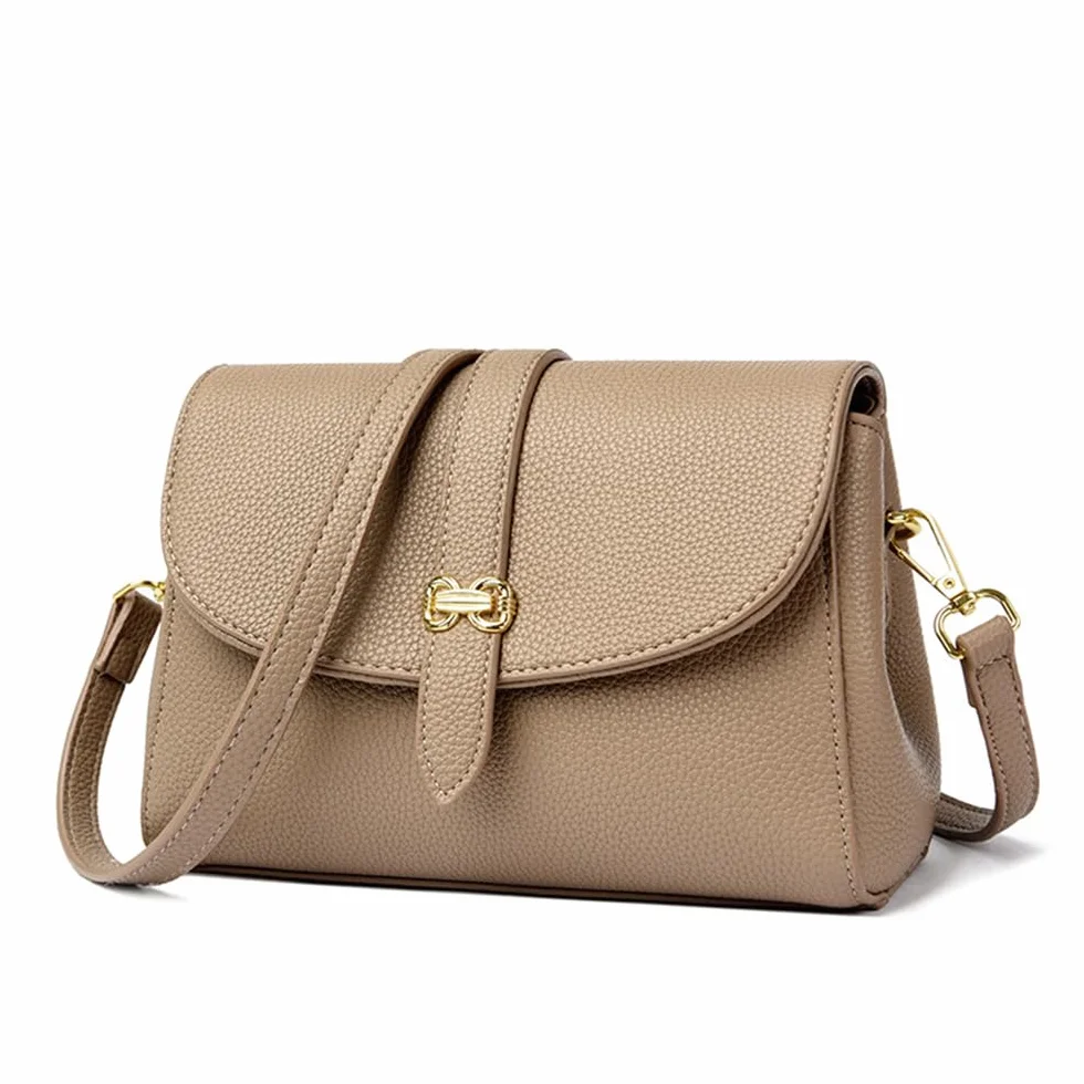 ANNI RIEL Mała torba crossbody dla kobiet skórzana torebka z klapką i torebka modna skórzana torba na ramię damska torebka na ramię