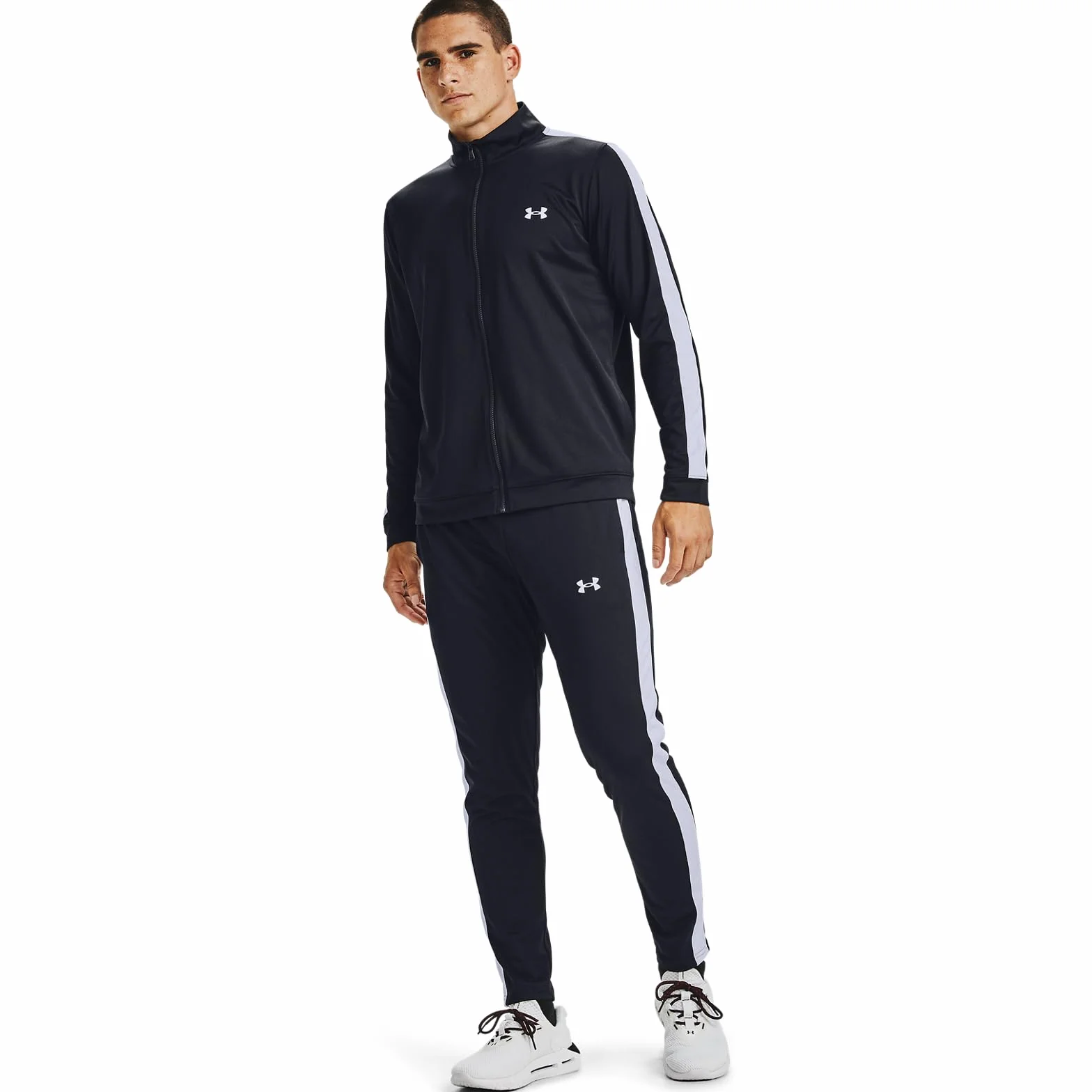 Under Armour Męski 2023 dzianinowy dres, odprowadzający pot, szybkoschnący, miękki dres treningowy