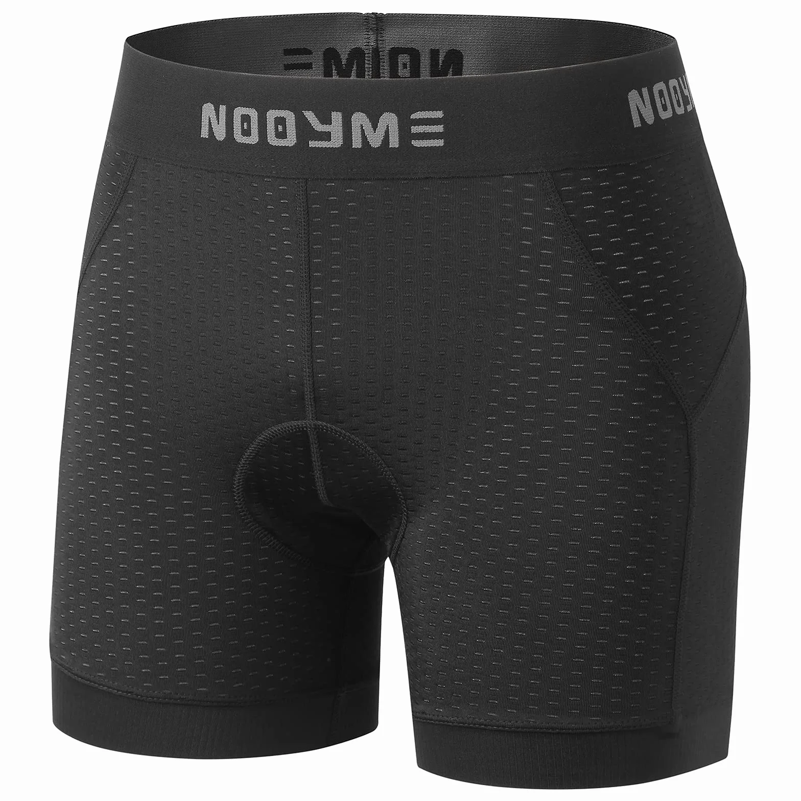 Nooyme, Męskie spodenki rowerowe z wyściółką 3D, szybkoschnące spodnie rowerowe, rozciągliwe spodenki rowerowe z poliamidu i elastanu, zwiększona elastyczność i przepuszczalność powietrza