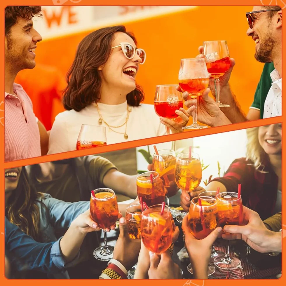 Aperol Spritz kapelusz Aperol, kapelusz wędkarski, kapelusz przeciwsłoneczny, na lato, składany, na lato, outdoor, uniseks, na urodziny, do wędkowania, wędrówek, sportów na plaży, na kemping
