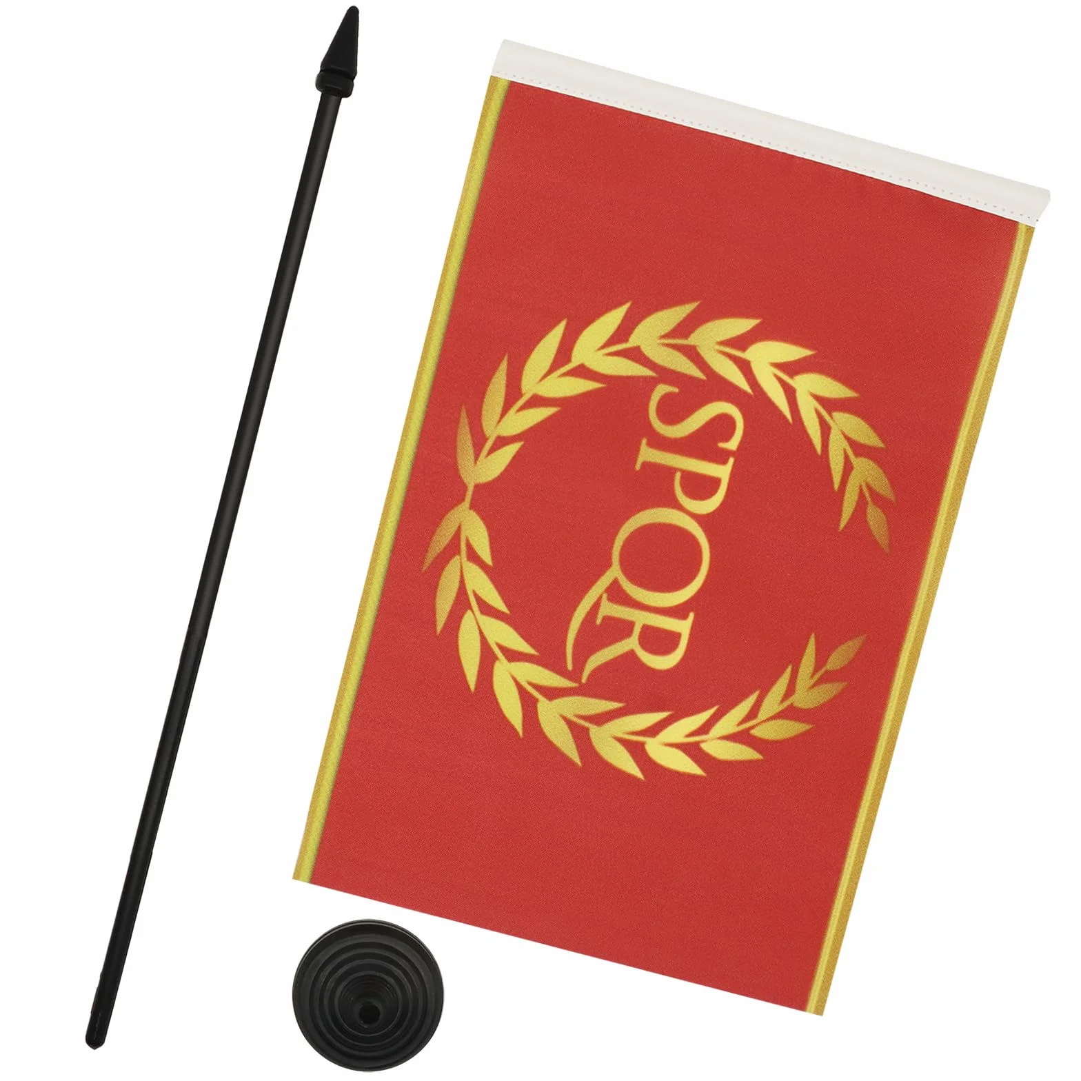 Drapeau de Table Empire Romain, 21cm x 14cm