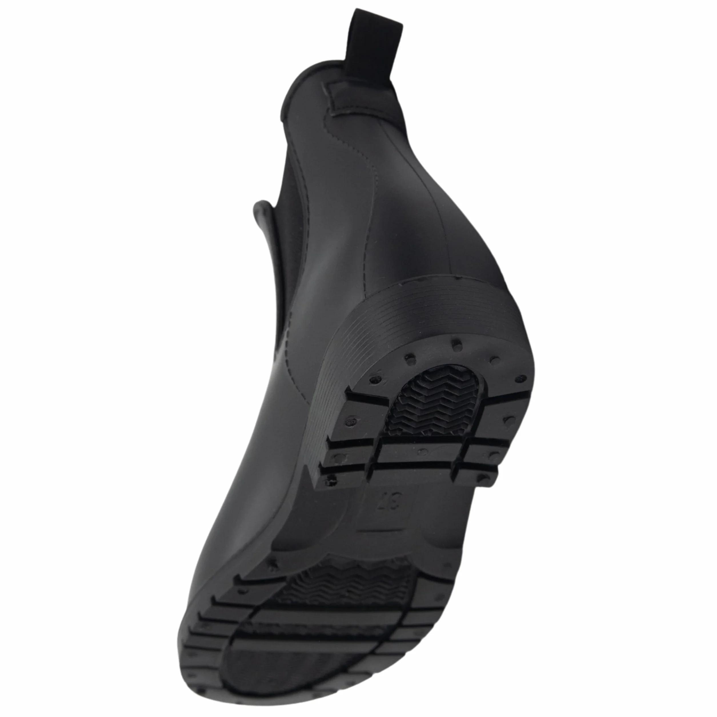 PFIFF PVC Jodhpur botki, botki z podszewką, buty zimowe z podszewką, czarne, dla dzieci i kobiet, 29-42
