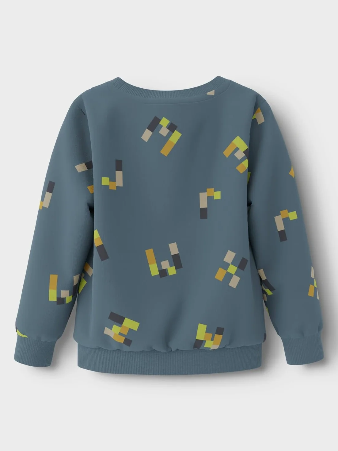 NAME IT Bluza sportowa Chłopcy Nmmleore Ls Swe Bru Pb