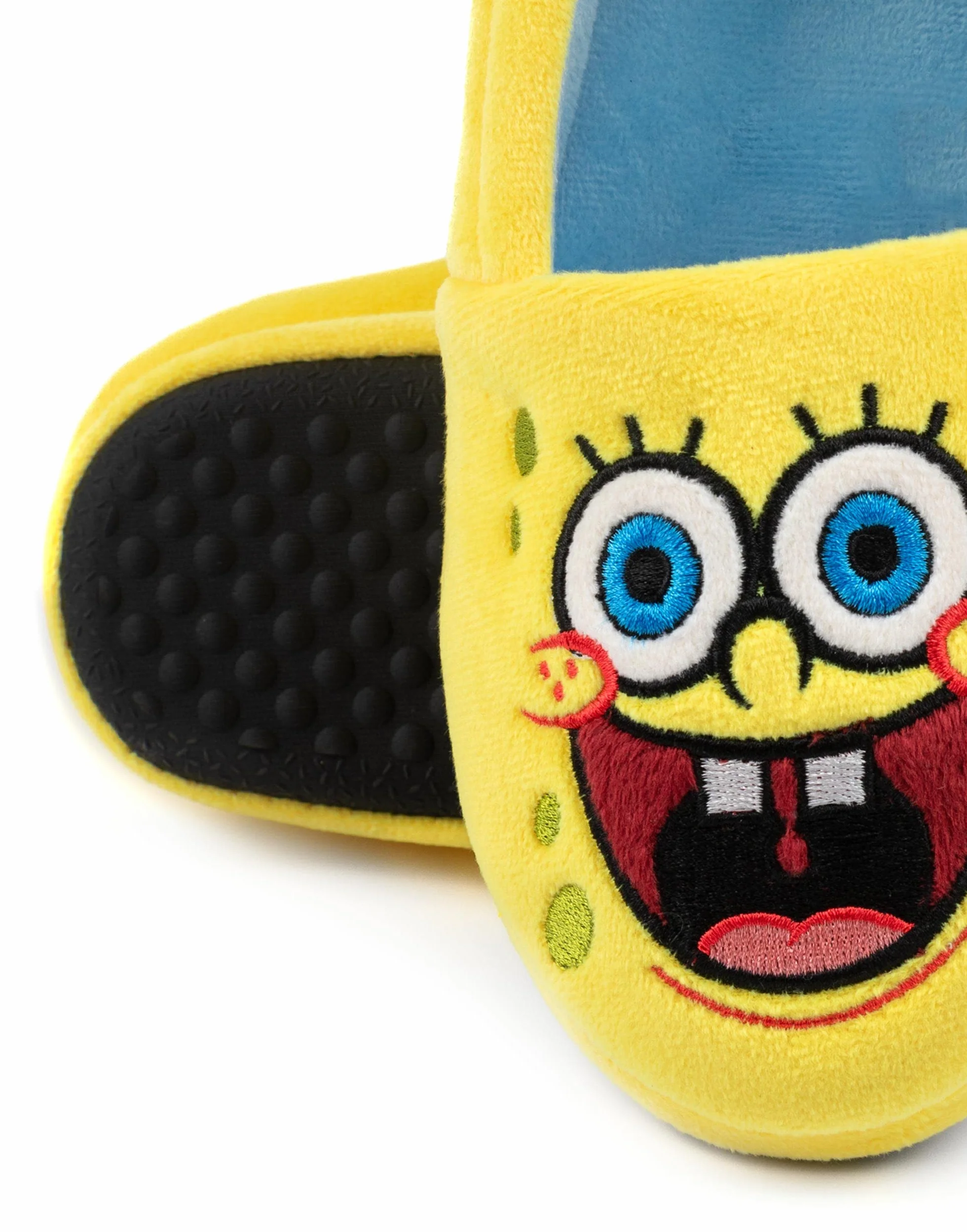 SPONGEBOB SQUAREPANTS Dziecięce pantofle charakter żółty dom suwak