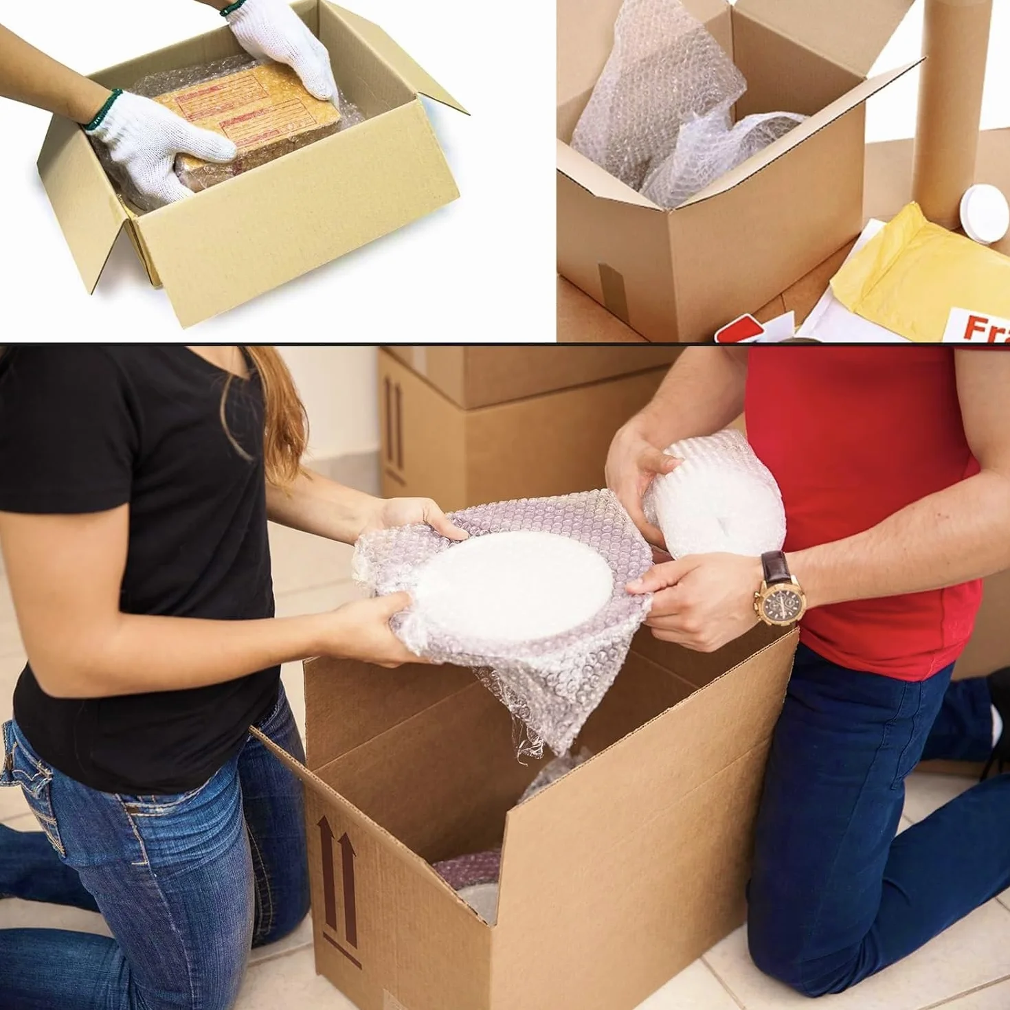 IPEA Woreczki bąbelkowe do pakowania i wysyłki - 30 sztuk - Made in Italy - 30 x 20 cm - duża torba bąbelkowa do ochrony, wyściółki, pakowania przedmiotów - odporna na rozdarcia i wstrząsy