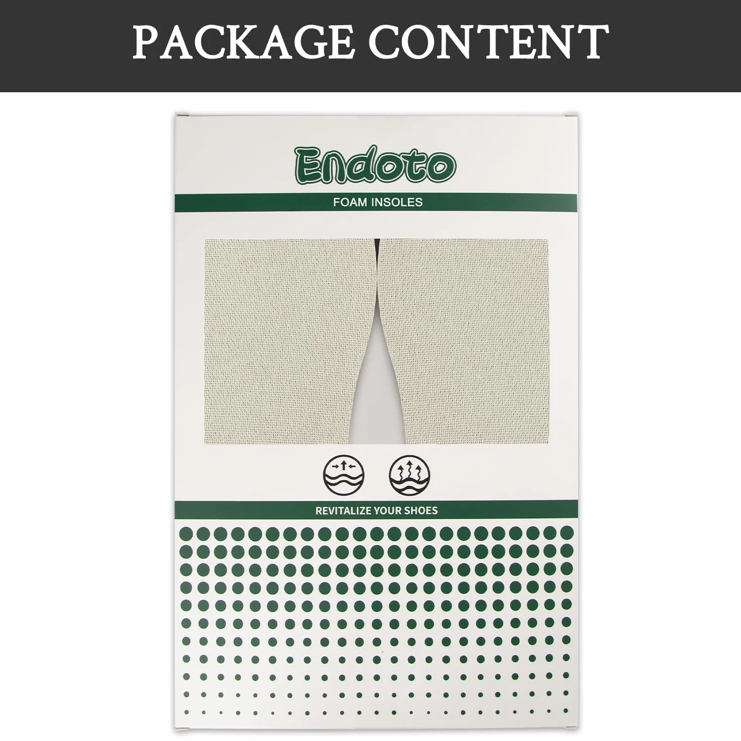 Endoto Wkładki do Converse Butów, Zamiennik Wkladka Zamienne Insoles Replacement Insert(44 EU)