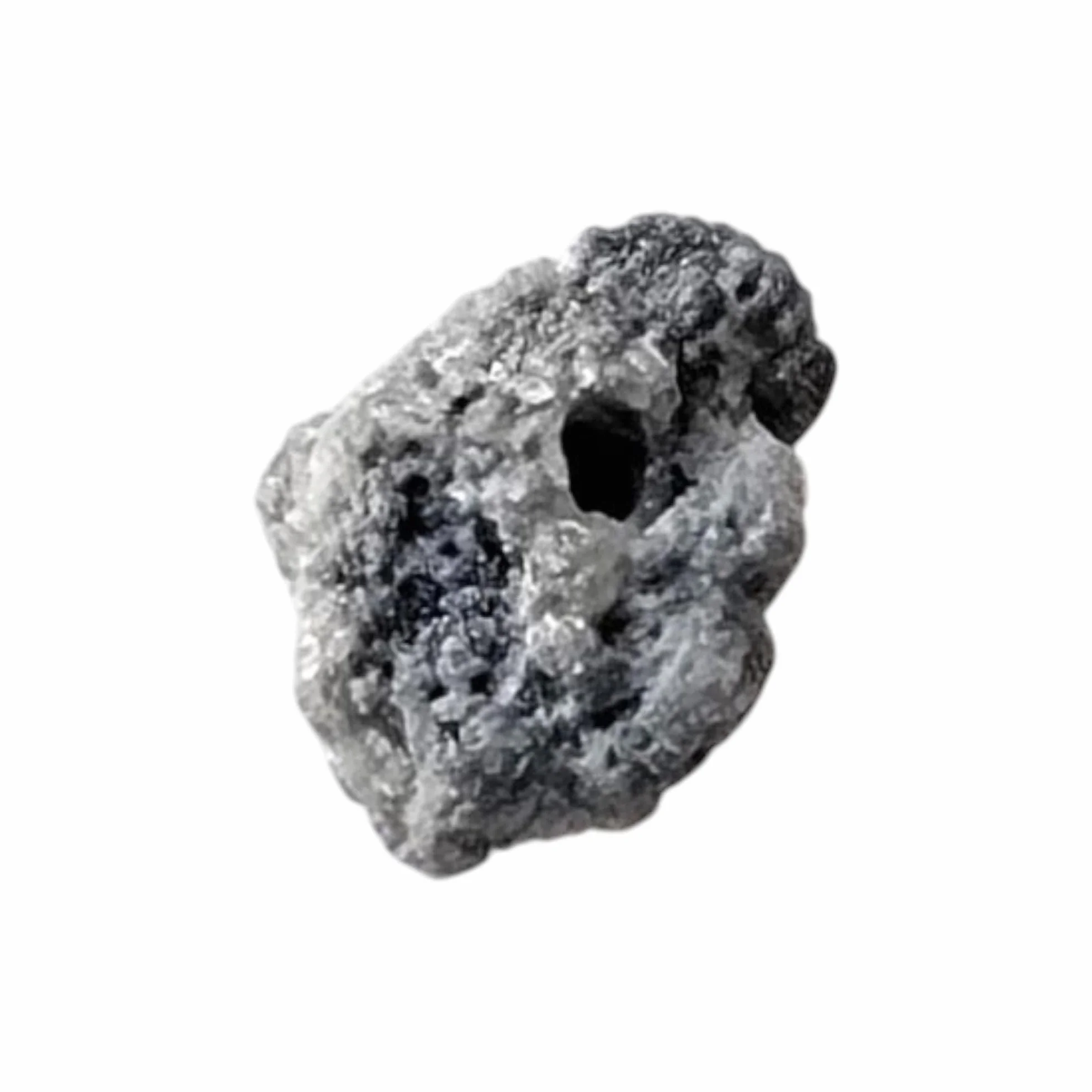 Kamienie szlachetne do biżuterii 9,5 x 6,8 mm Ogromny szary diamentowy koralik, 1 mm otwór, surowy szary, nieoszlifowany, luźny diament do wisiorka/naszyjnika - PDD885