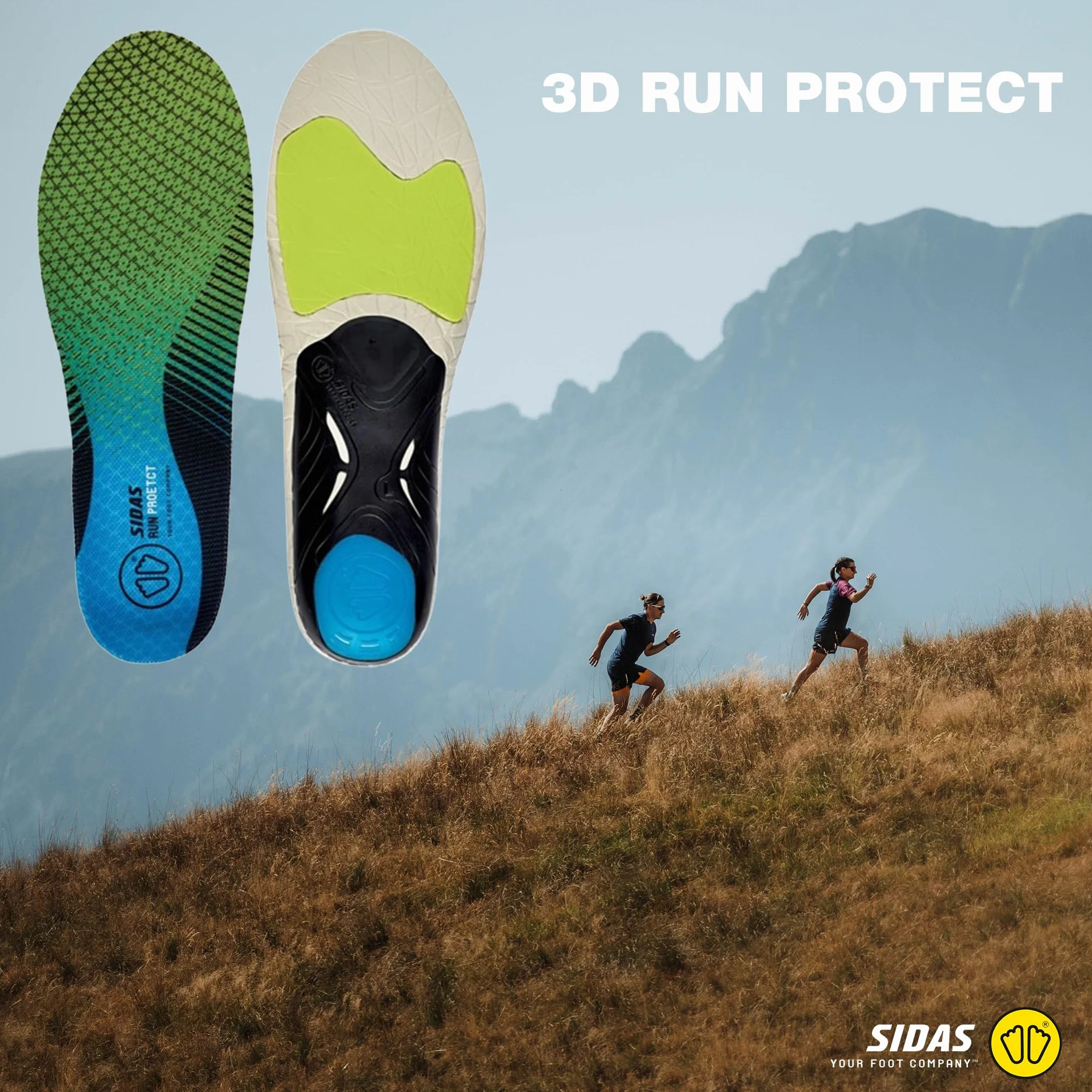 Sidas 3d Run Protect wkładki wkładane do butów