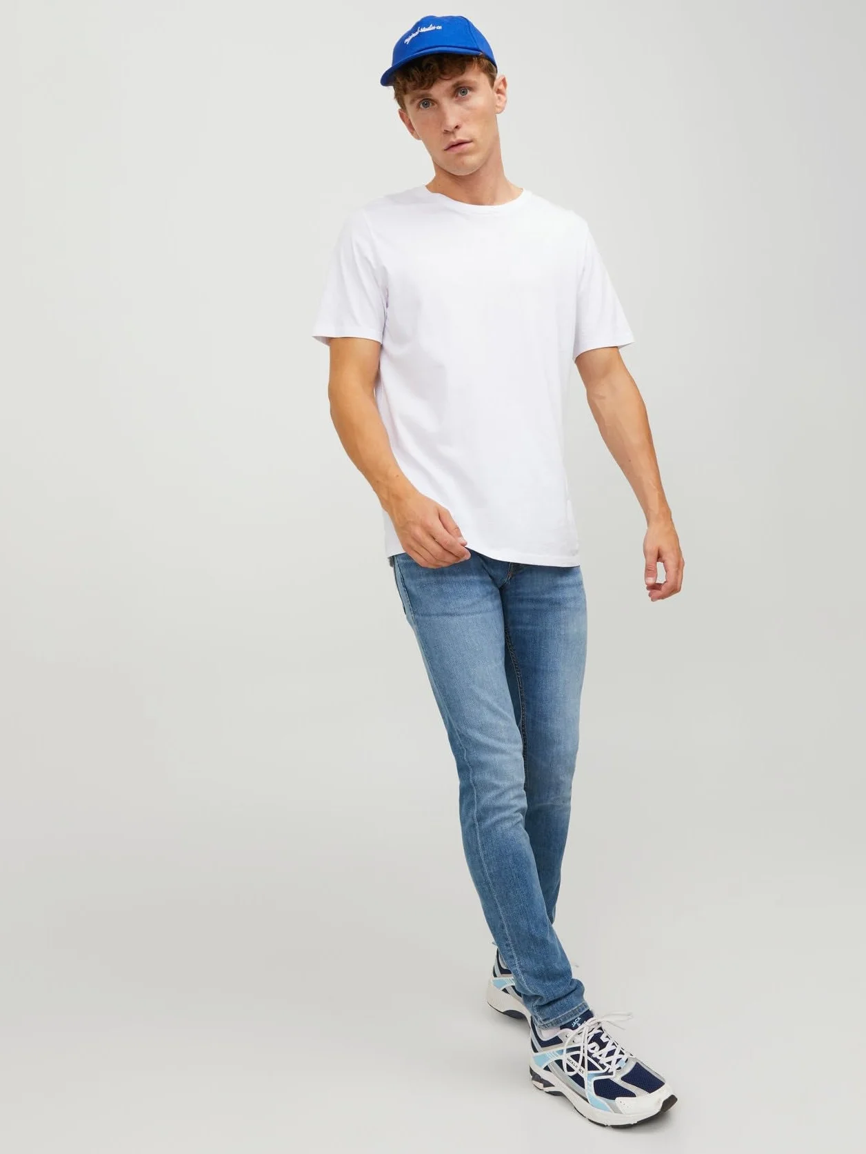 JACK & JONES Jjiglenn Jjoriginal Am 815 Noos - Jeansy Mężczyźni