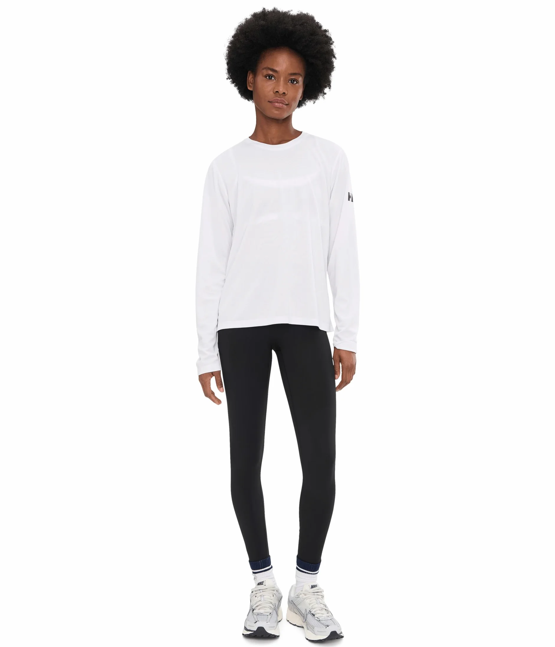 Helly Hansen Damska W HH Tech Crew LS 2.0, biała, XL