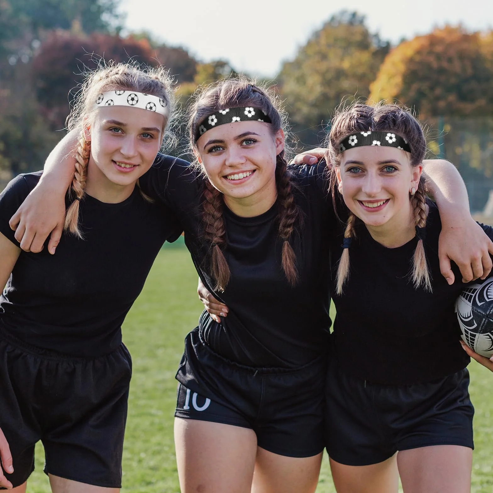 4 sztuki opasek na włosy dla chłopców, opaska na włosy, sportowa, do piłki nożnej, regulowane, elastyczne, antypoślizgowe, do biegania, jogi, uprawiania sportu, 4 sztuki
