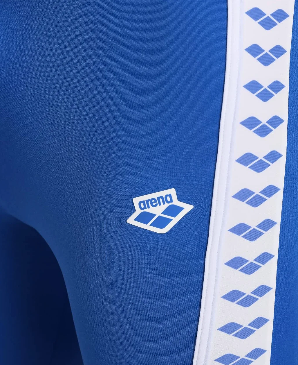 Arena Męskie Performance Icons Solid Swim Jammer Trunks, Logo królewskie/białe, 48