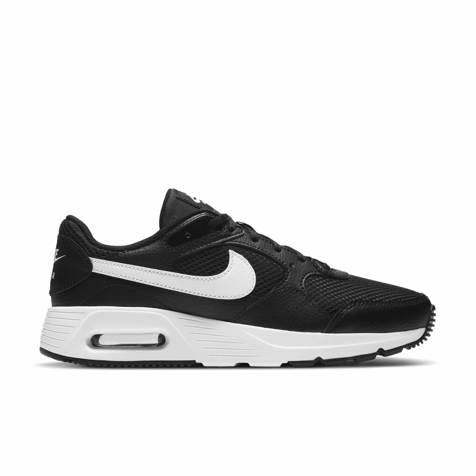 Nike Chłopcy Air Max Sc Sneakersy, Czarny/Biały, 39 EU