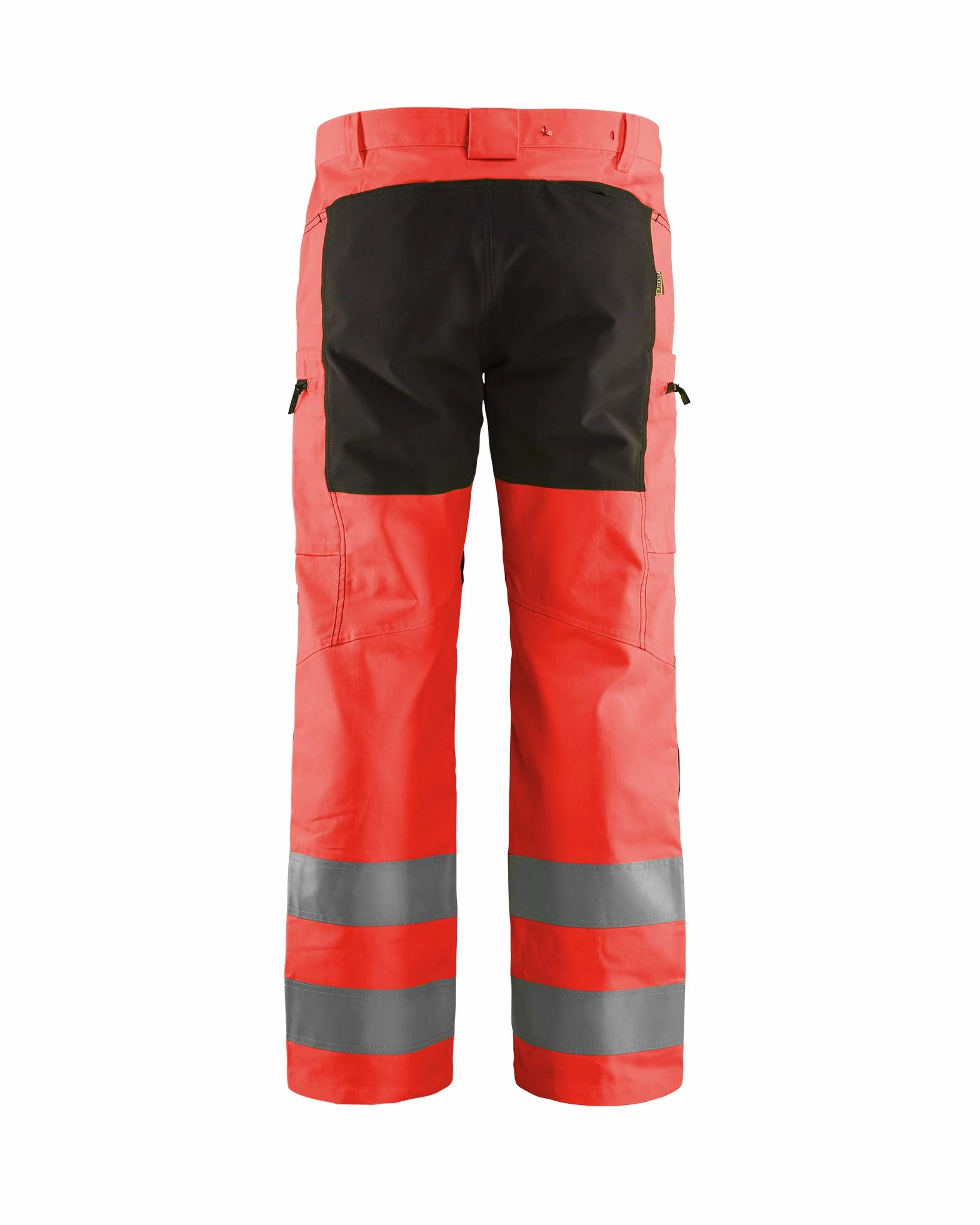 Blaklader 158518115599D96 spodnie robocze ze stretchem, High Vis, czerwony/czarny, rozmiar D96