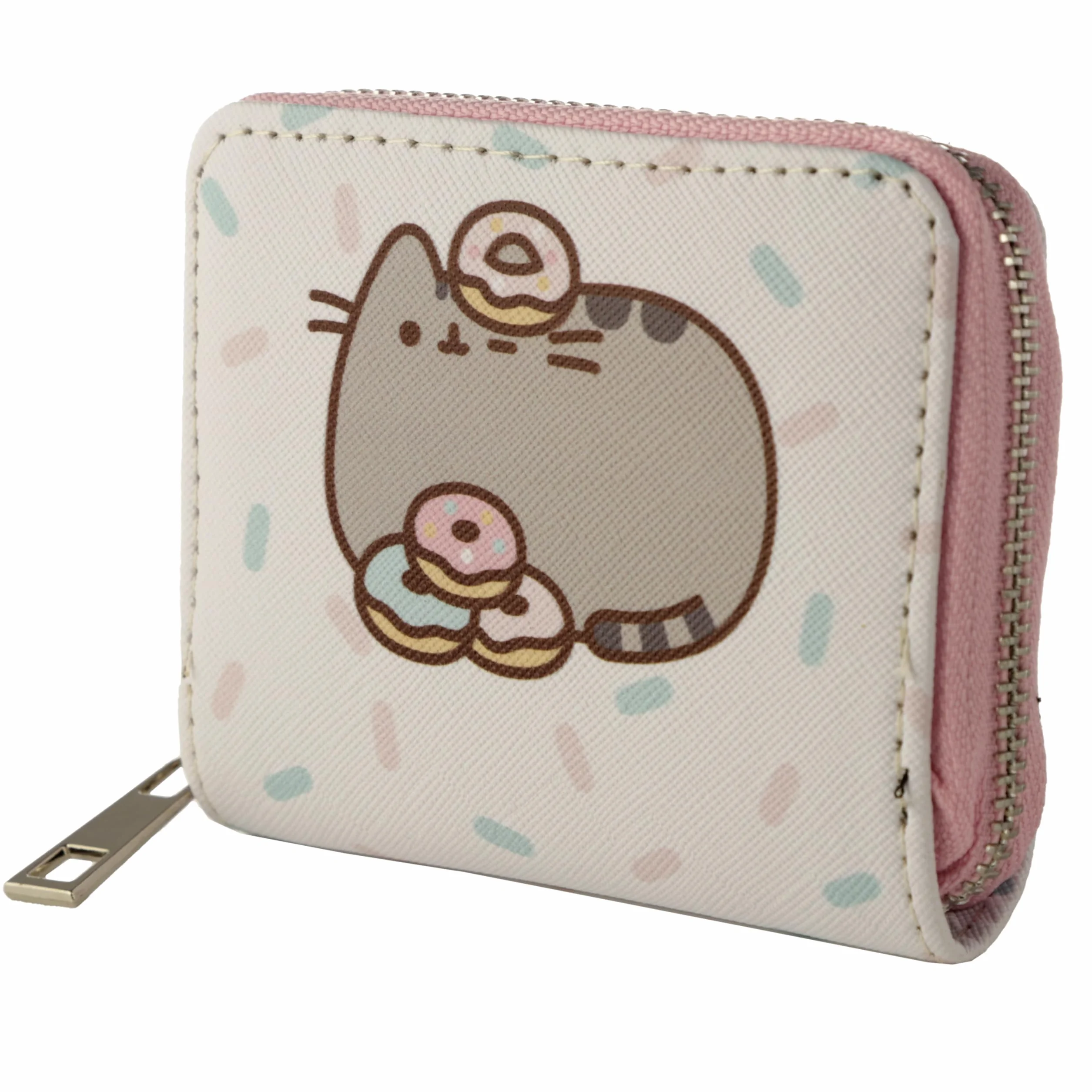 Pusheen Foodie Cat Zip Around Small Wallet Purse