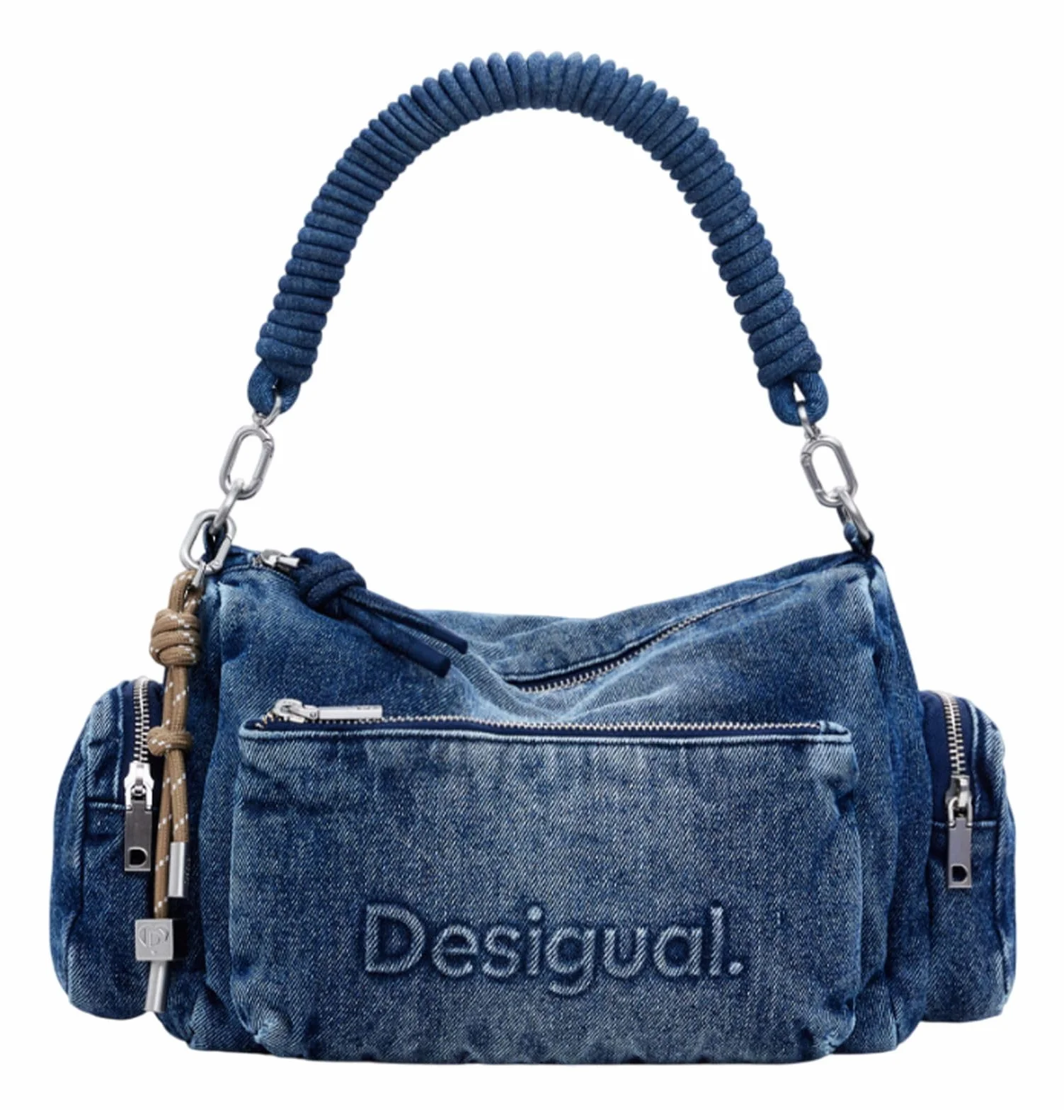 BAG_HALF LOGO, 5053 DENIM MEDIUM WASH, U