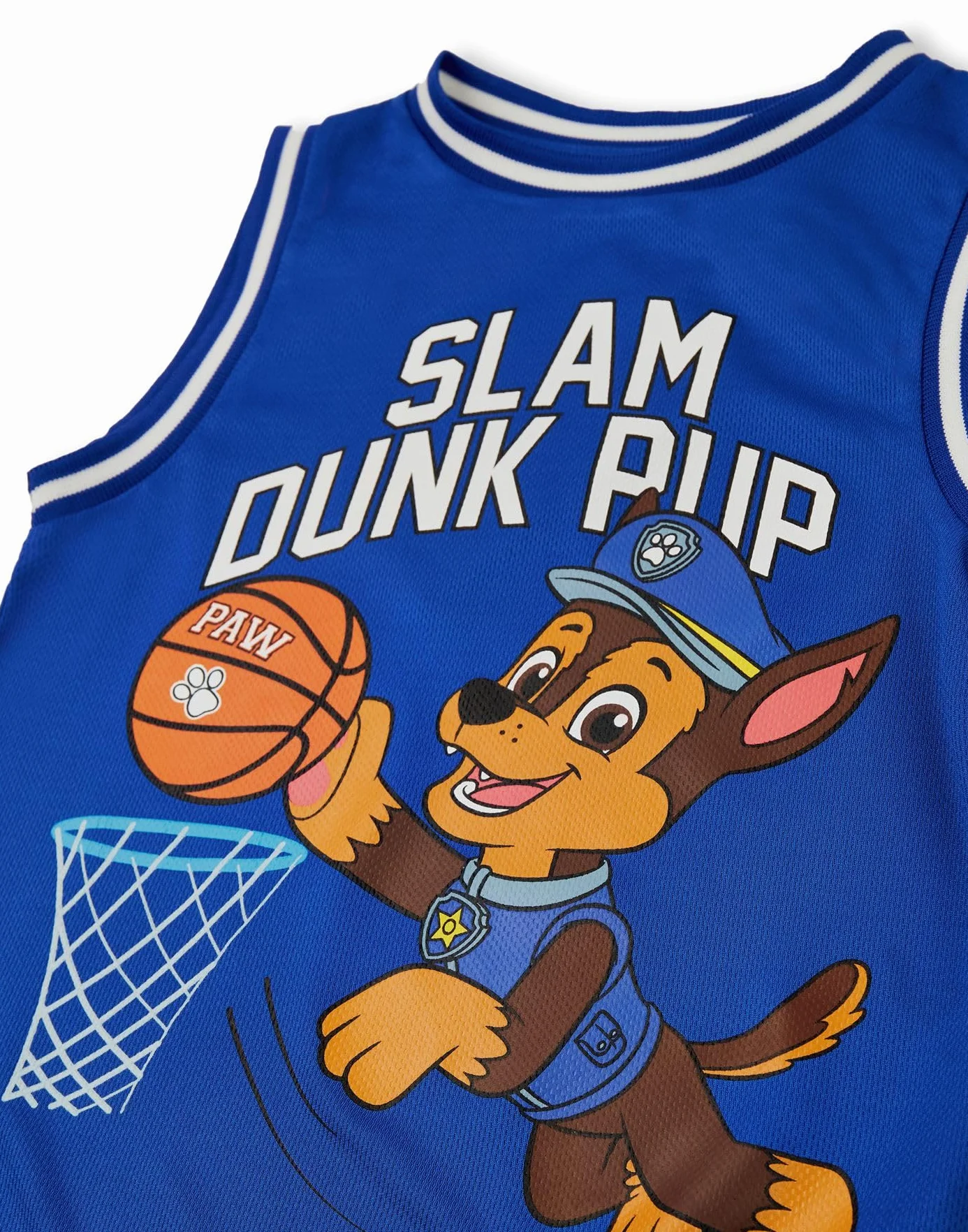 Paw Patrol Chłopięce Zestawy Koszulki i Spodenki Do Koszykówki | Dziecięcy dwuczęściowy strój sportowy Slam Dunk Pup | Zestaw pasujący dla dzieci