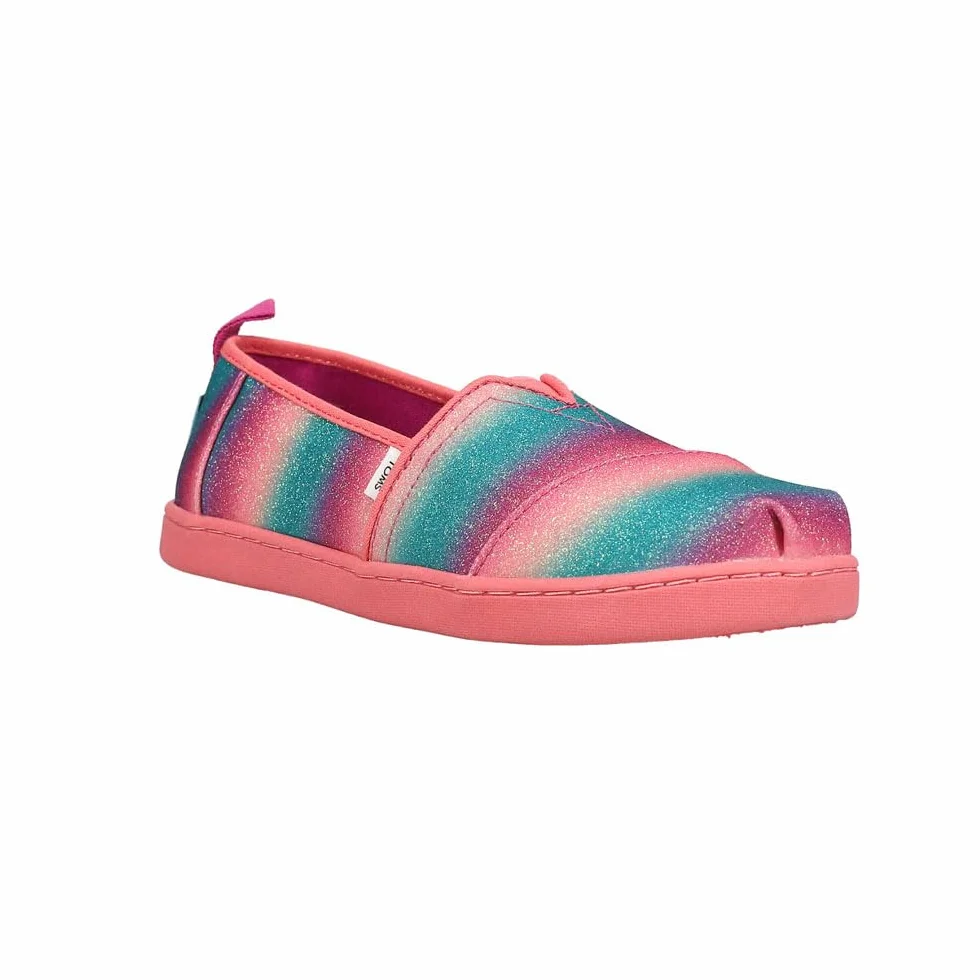 TOMS Dziewczynki Glitter AlpargataMokasyny