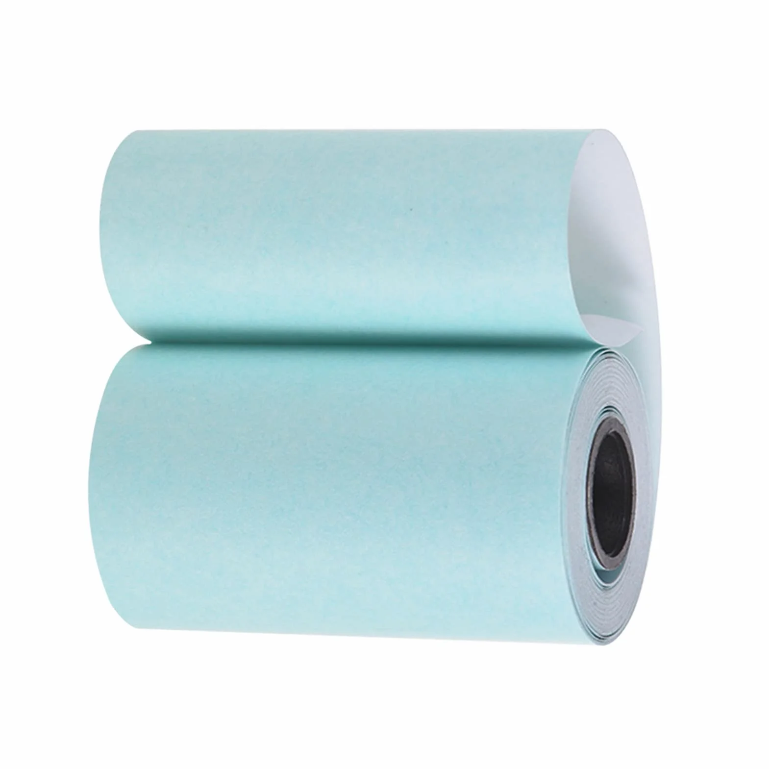 Bisofice Rolka papieru samoprzylepnego do druku, papier termiczny, z naklejką, 57 x 30 mm, do drukarki termicznej A6, do mini drukarki fotograficznej PAPERANG P1 / P2, 3 rolki