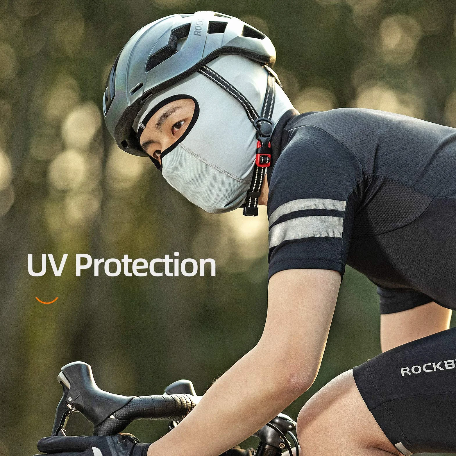 ROCKBROS Rowerowa Kominiarka, Bandana, Oddychająca, UPF 50+, Wielofunkcyjna, na Lato, do Jazdy na Rowerze, Motocyklu, Elastyczna, Uniwersalna, dla Kobiet i Mężczyzn