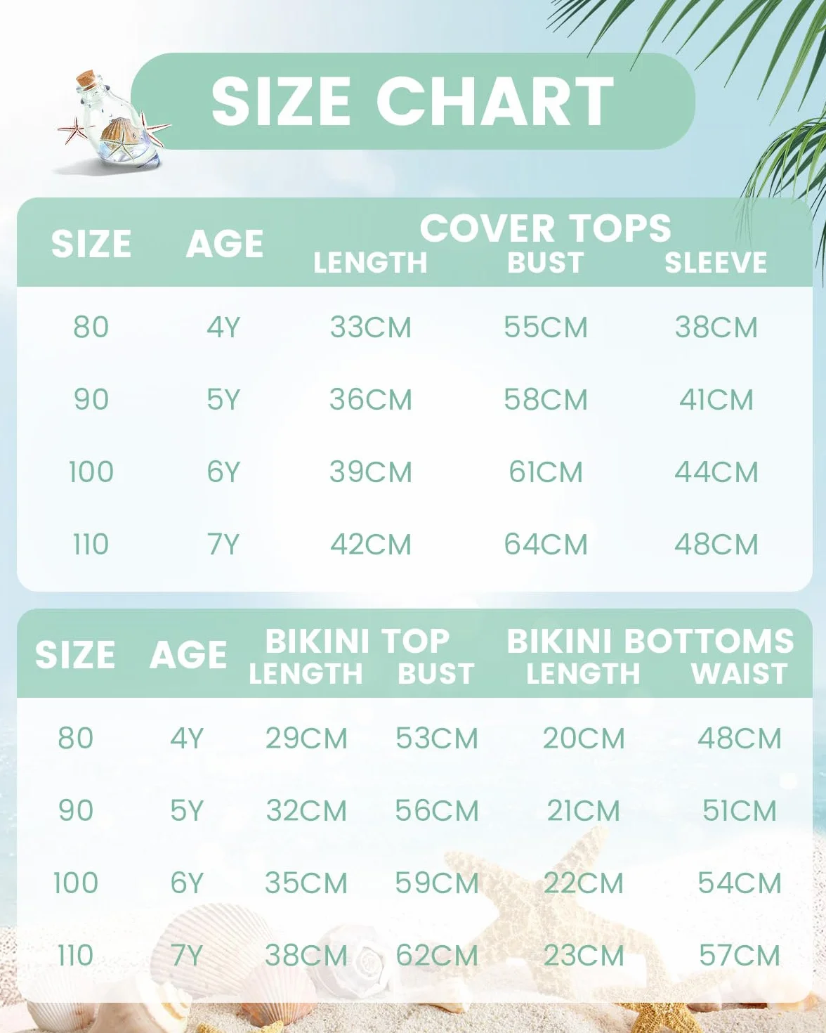 WYTbaby 3-częściowy strój kąpielowy dla dziewcząt, zestaw Rash Guard z długim rękawem, szorty z falbanką, zestawy tankini, dziewczęcy strój kąpielowy 3-9 lat