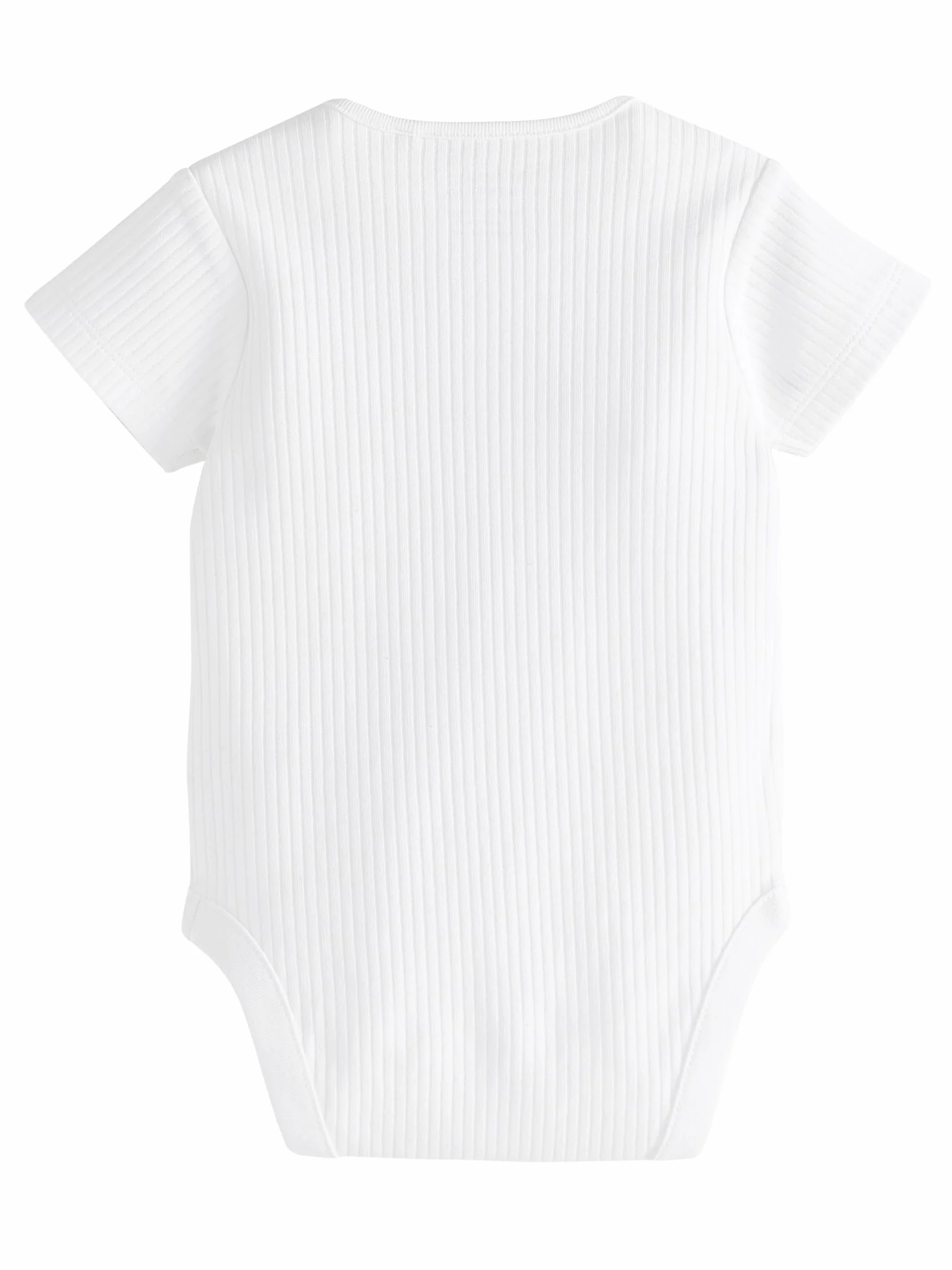 NEXT Noworodki unisex Zestaw 5 prążkowanych body niemowlęcych z krótkim rękawem