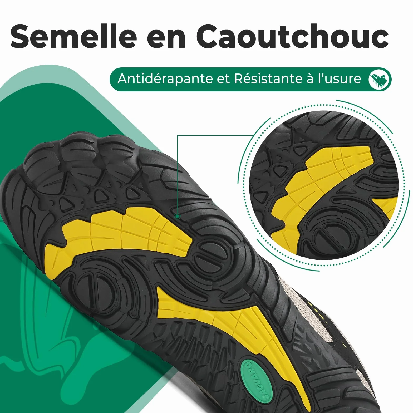 SAGUARO Buty do biegania boso męskie, damskie, minimalistyczne rozmiar 36-48