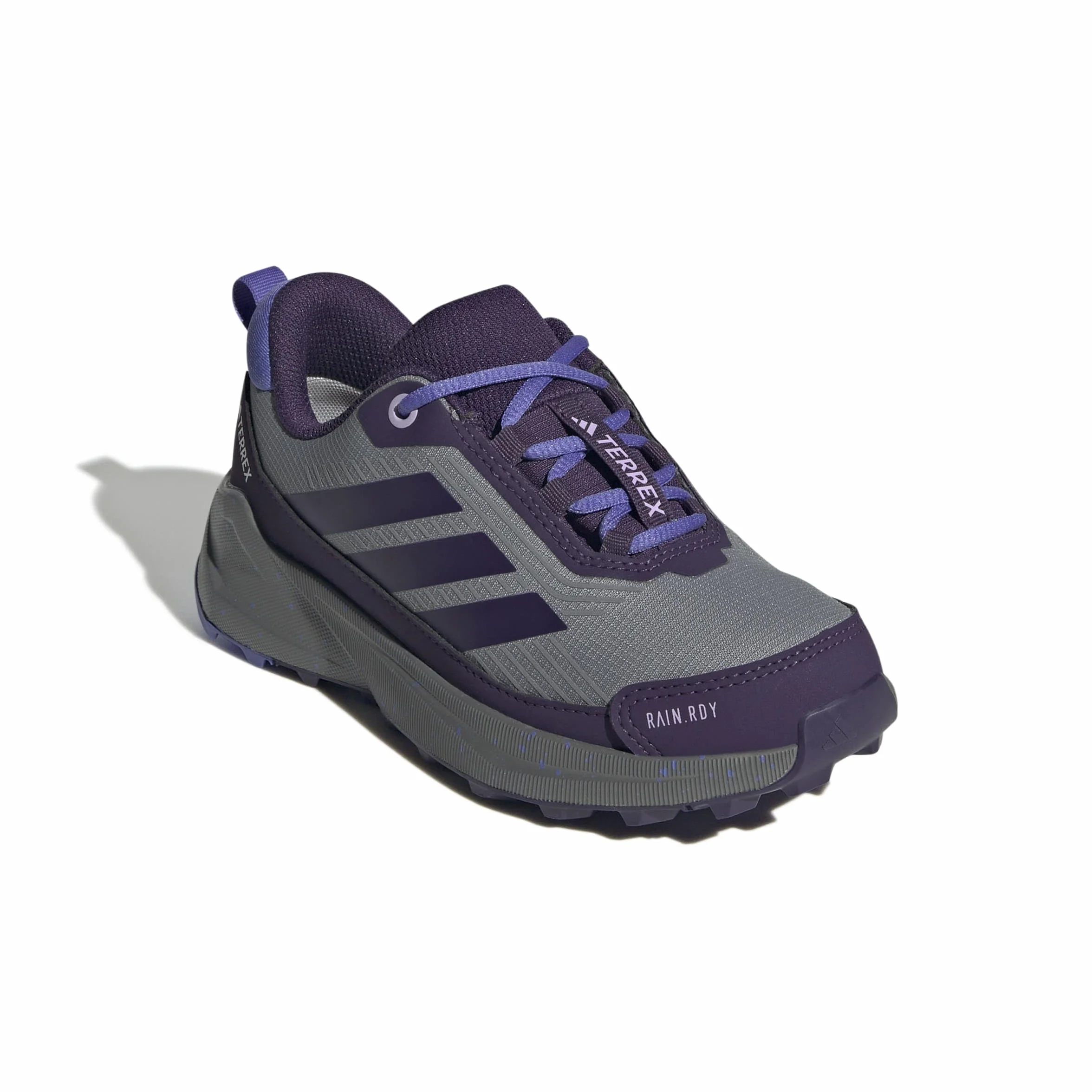 adidas Uniseks - dzieci Terrex Trailmaker 2 RAIN.RDY Hiking Shoes Kids, grey three/aurora plum/semi cobalt blue, 32 EU