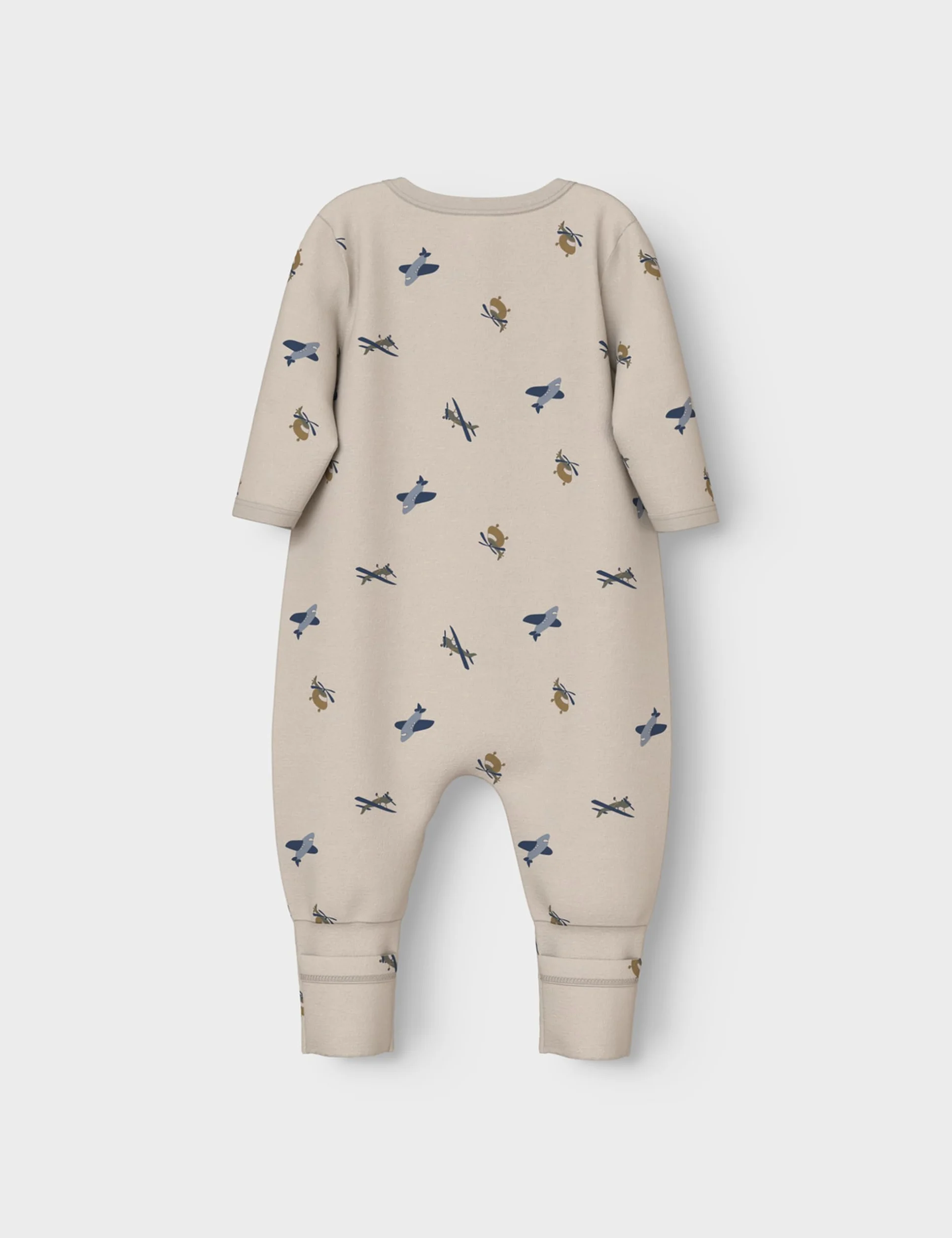 NAME IT Nbmnightsuit męski kombinezon Zip Ff Airplane Noos, peyote, 104