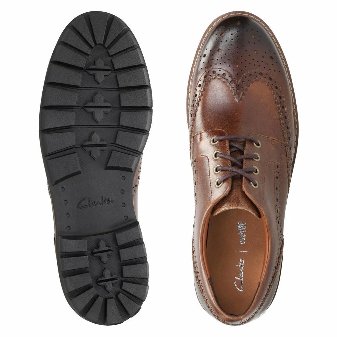 Clarks Mężczyźni Batcombe Wing Derbys