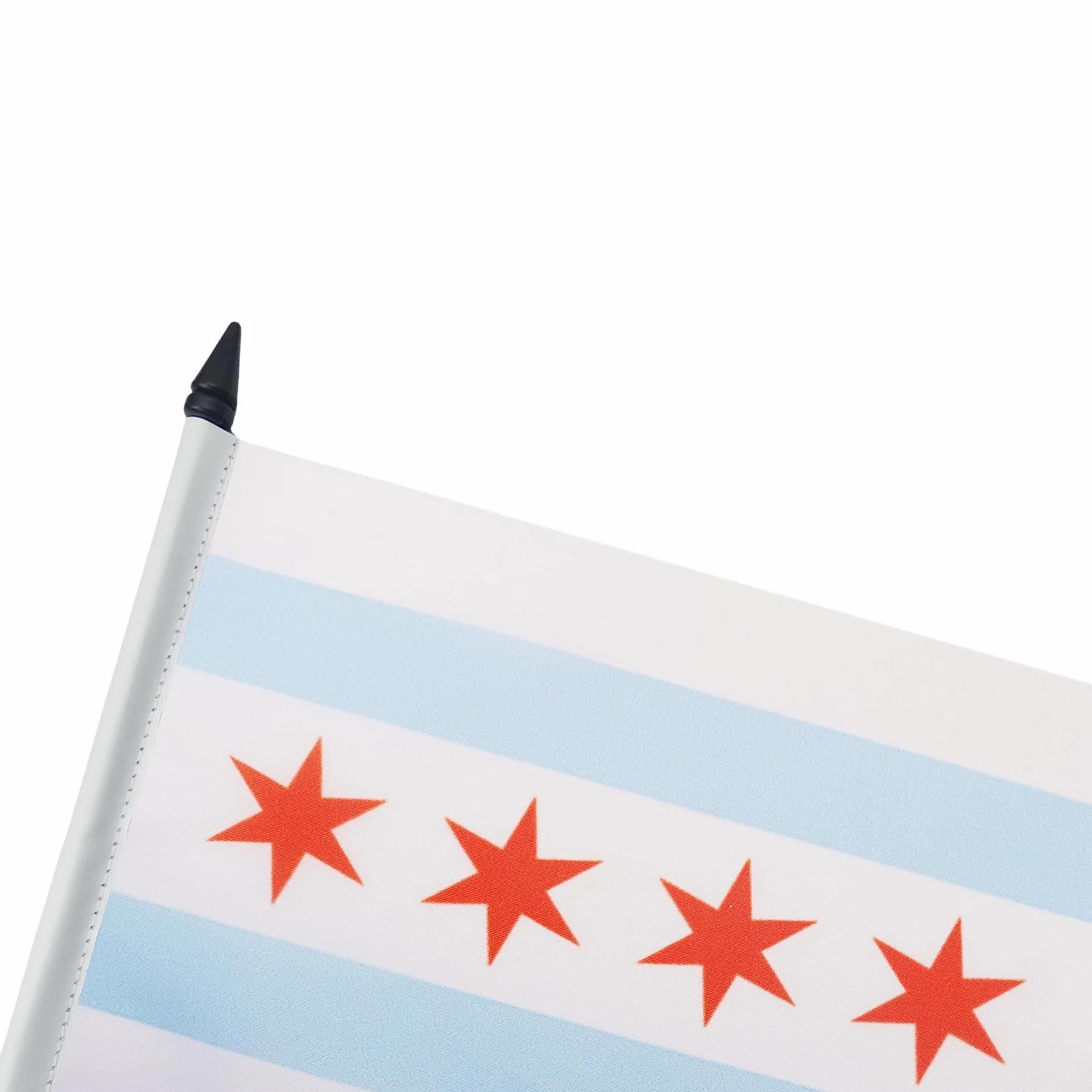 Drapeau de Table Chicago en Polyester 100D, 21cm x 14cm